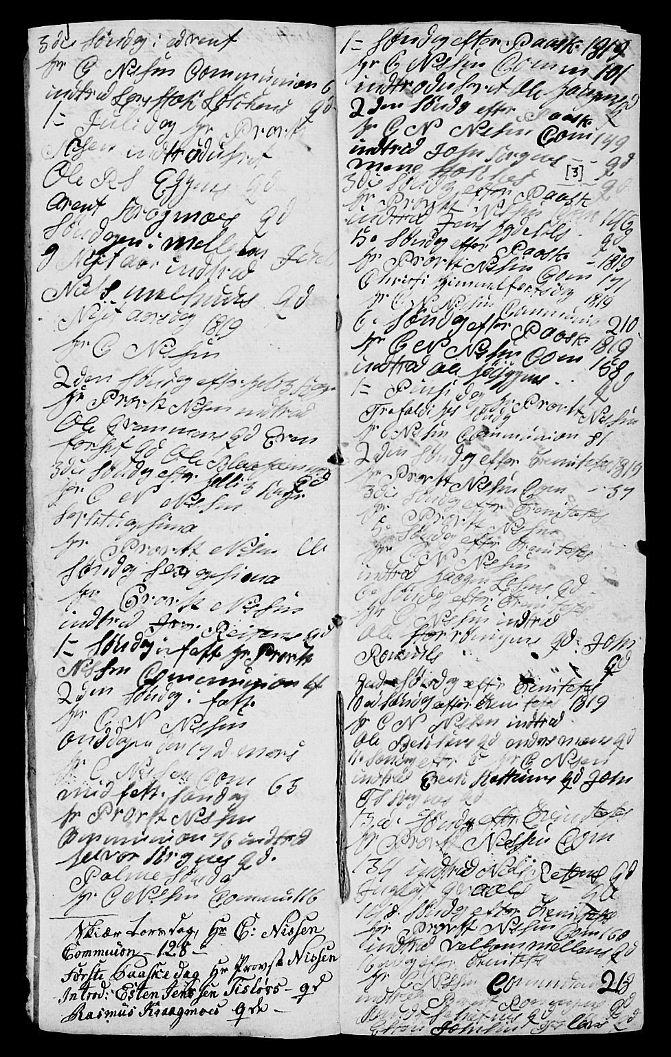 Ministerialprotokoller, klokkerbøker og fødselsregistre - Sør-Trøndelag, SAT/A-1456/691/L1091: Parish register (copy) no. 691C02, 1802-1815, p. 3