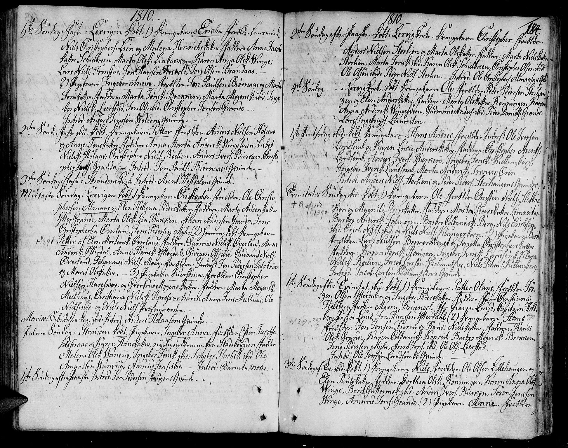 Ministerialprotokoller, klokkerbøker og fødselsregistre - Nord-Trøndelag, SAT/A-1458/701/L0004: Parish register (official) no. 701A04, 1783-1816, p. 184