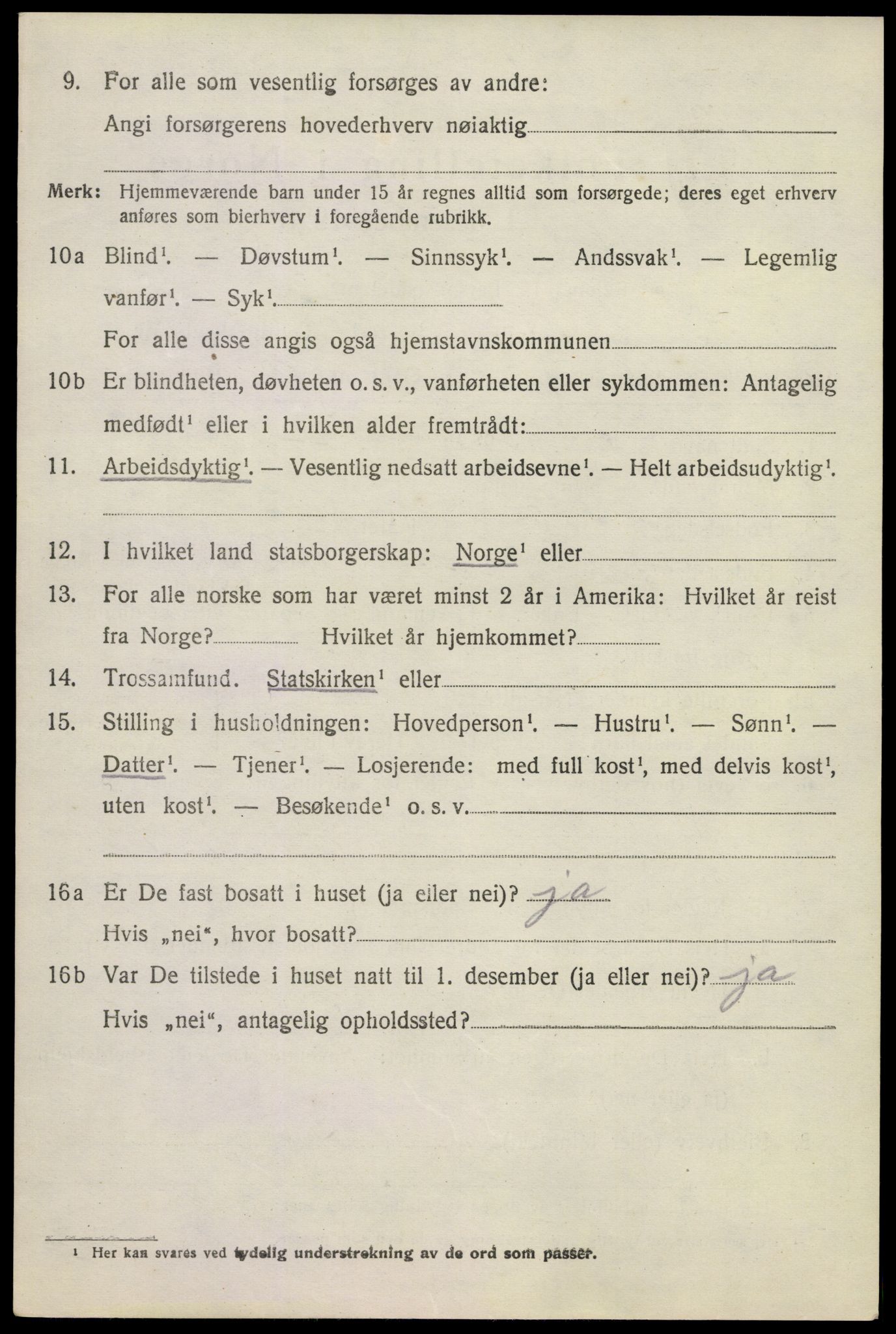 SAKO, 1920 census for Ytre Sandsvær, 1920, p. 3003