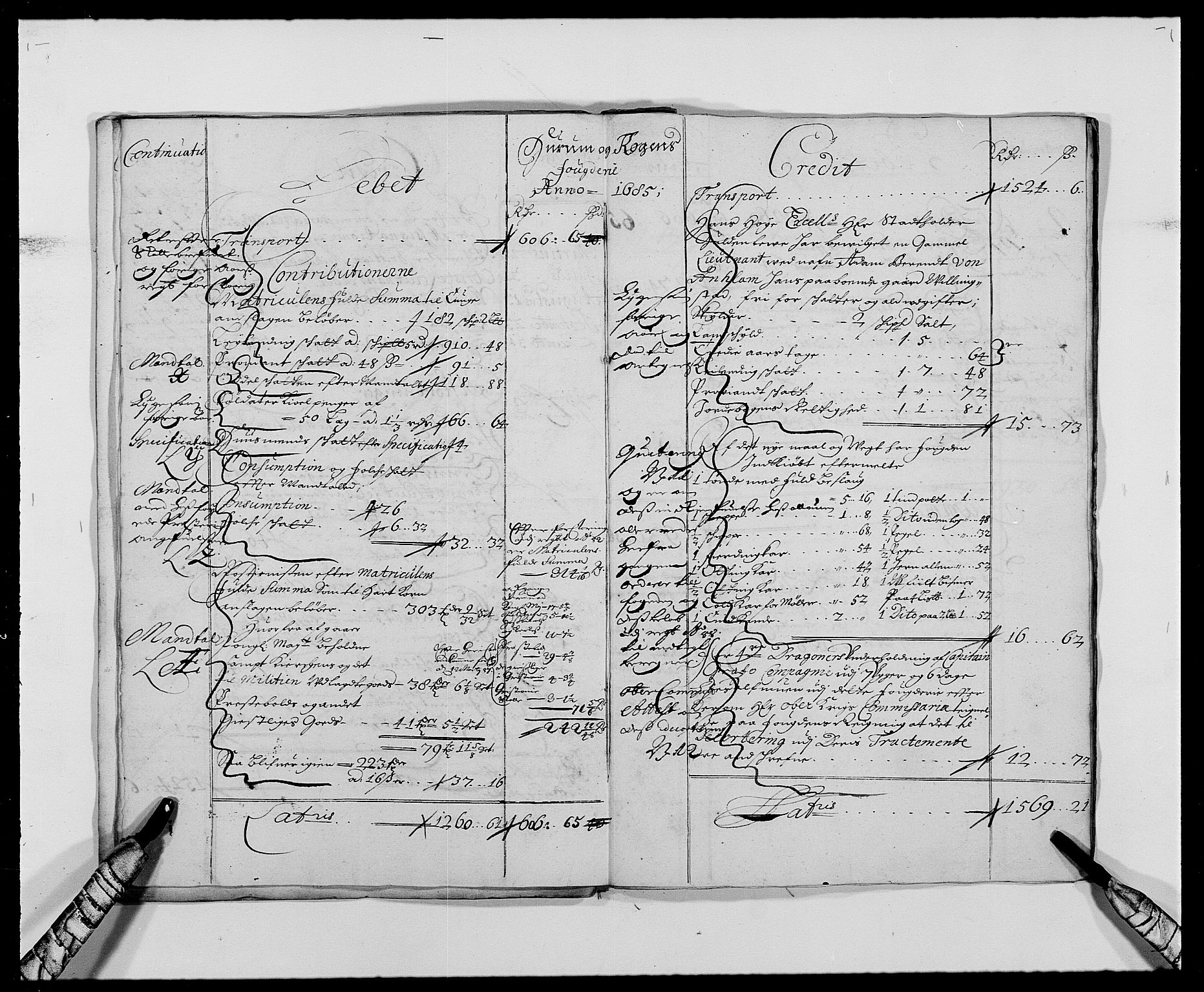 Rentekammeret inntil 1814, Reviderte regnskaper, Fogderegnskap, RA/EA-4092/R29/L1692: Fogderegnskap Hurum og Røyken, 1682-1687, p. 12
