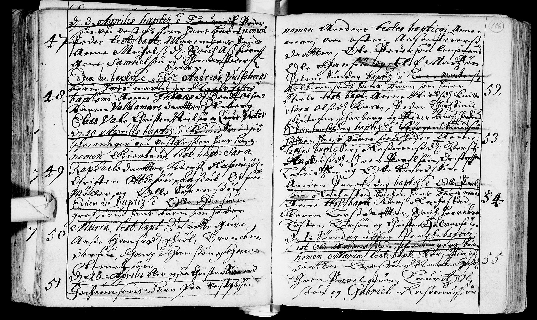 Eiker kirkebøker, SAKO/A-4/F/Fa/L0002: Parish register (official) no. I 2, 1705-1724, p. 106