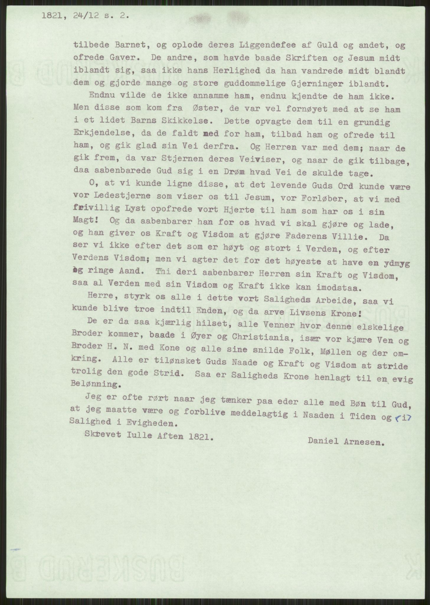 Samlinger til kildeutgivelse, Haugianerbrev, AV/RA-EA-6834/F/L0002: Haugianerbrev II: 1805-1821, 1805-1821