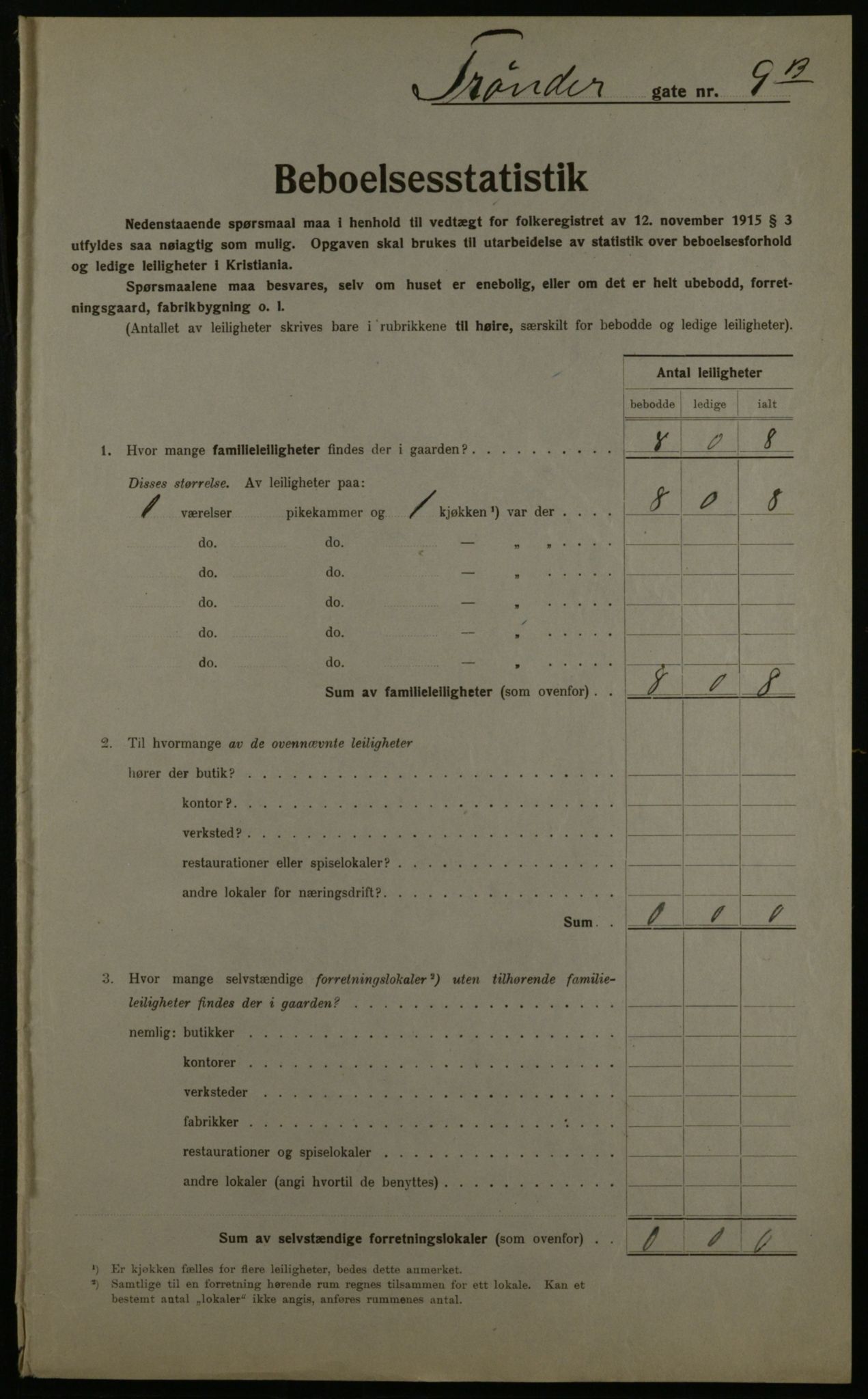 OBA, Municipal Census 1923 for Kristiania, 1923, p. 129396