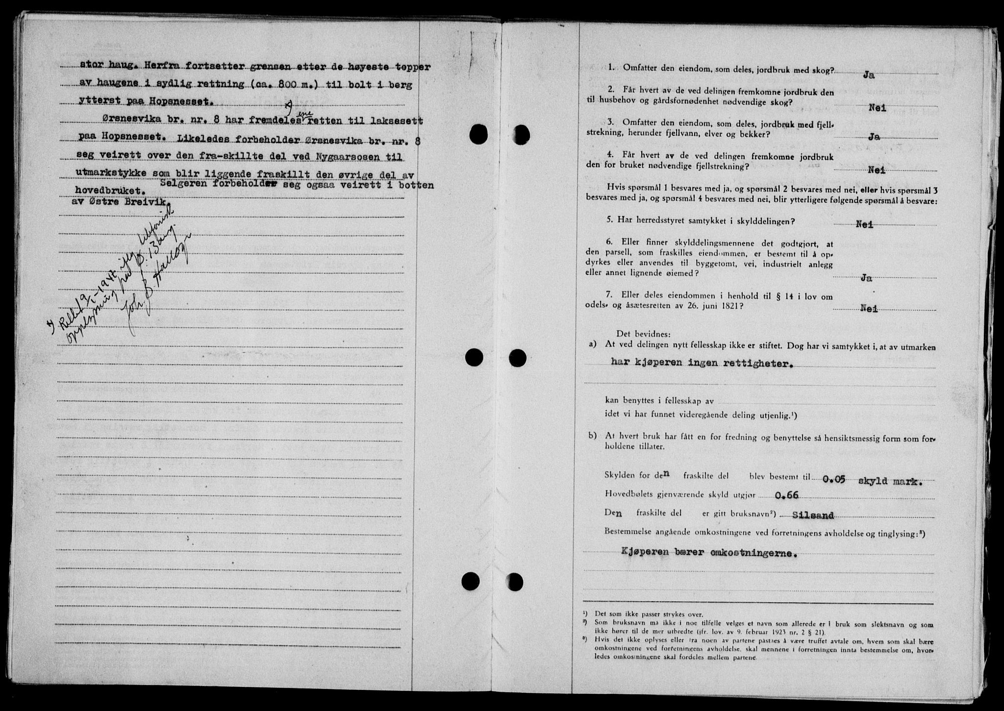 Lofoten sorenskriveri, SAT/A-0017/1/2/2C/L0015a: Mortgage book no. 15a, 1946-1947, Diary no: : 28/1947