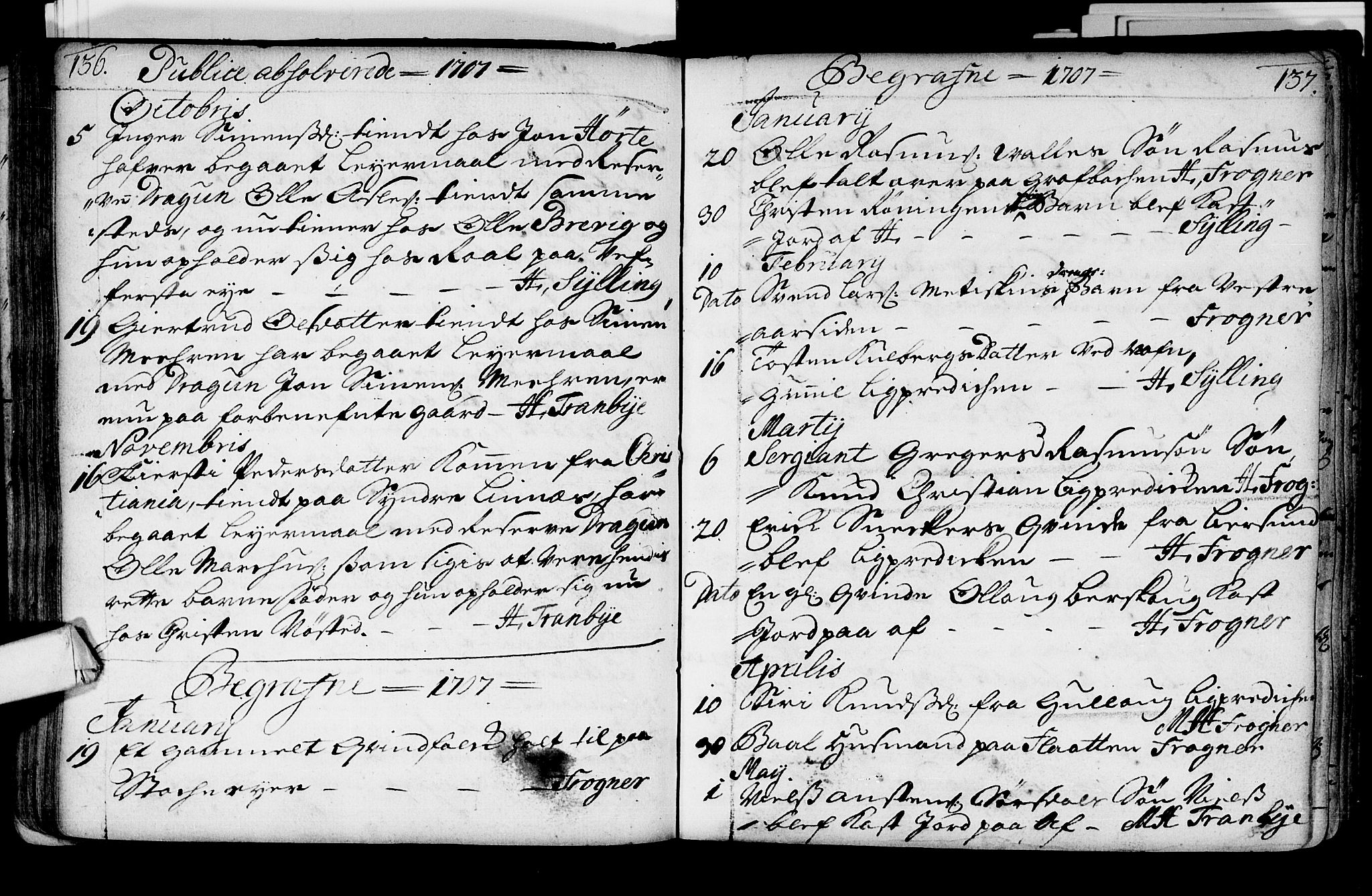 Lier kirkebøker, AV/SAKO-A-230/F/Fa/L0002: Parish register (official) no. I 2, 1701-1726, p. 136-137