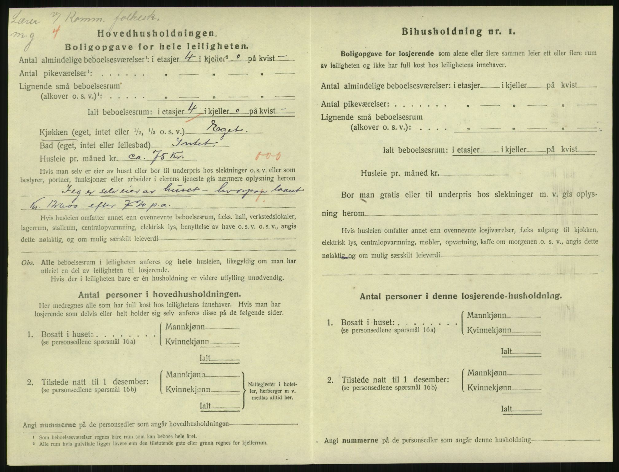 SAKO, 1920 census for Horten, 1920, p. 6092