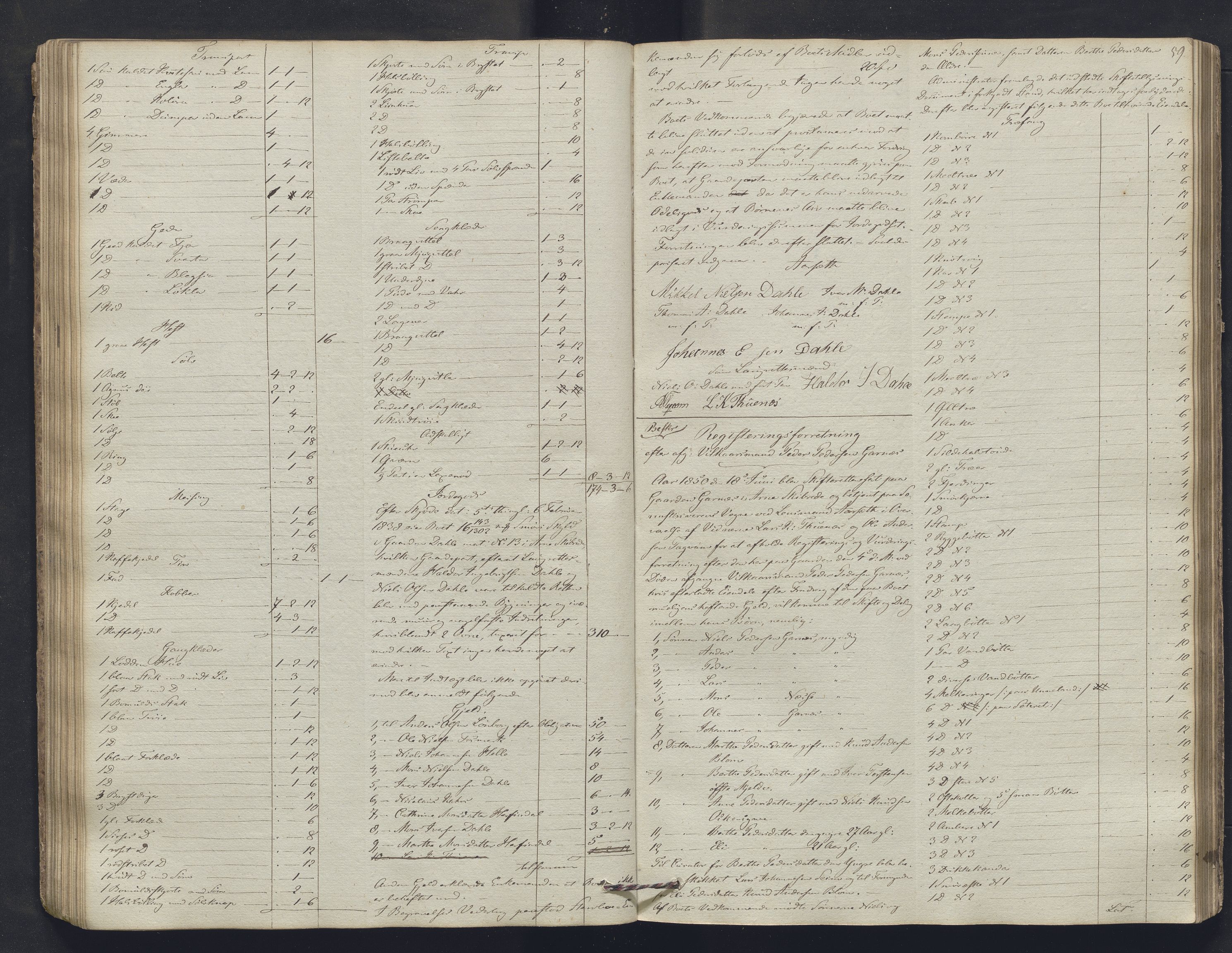 Nordhordland sorenskrivar, SAB/A-2901/1/H/Hb/L0004: Registreringsprotokollar, 1846-1852, p. 59