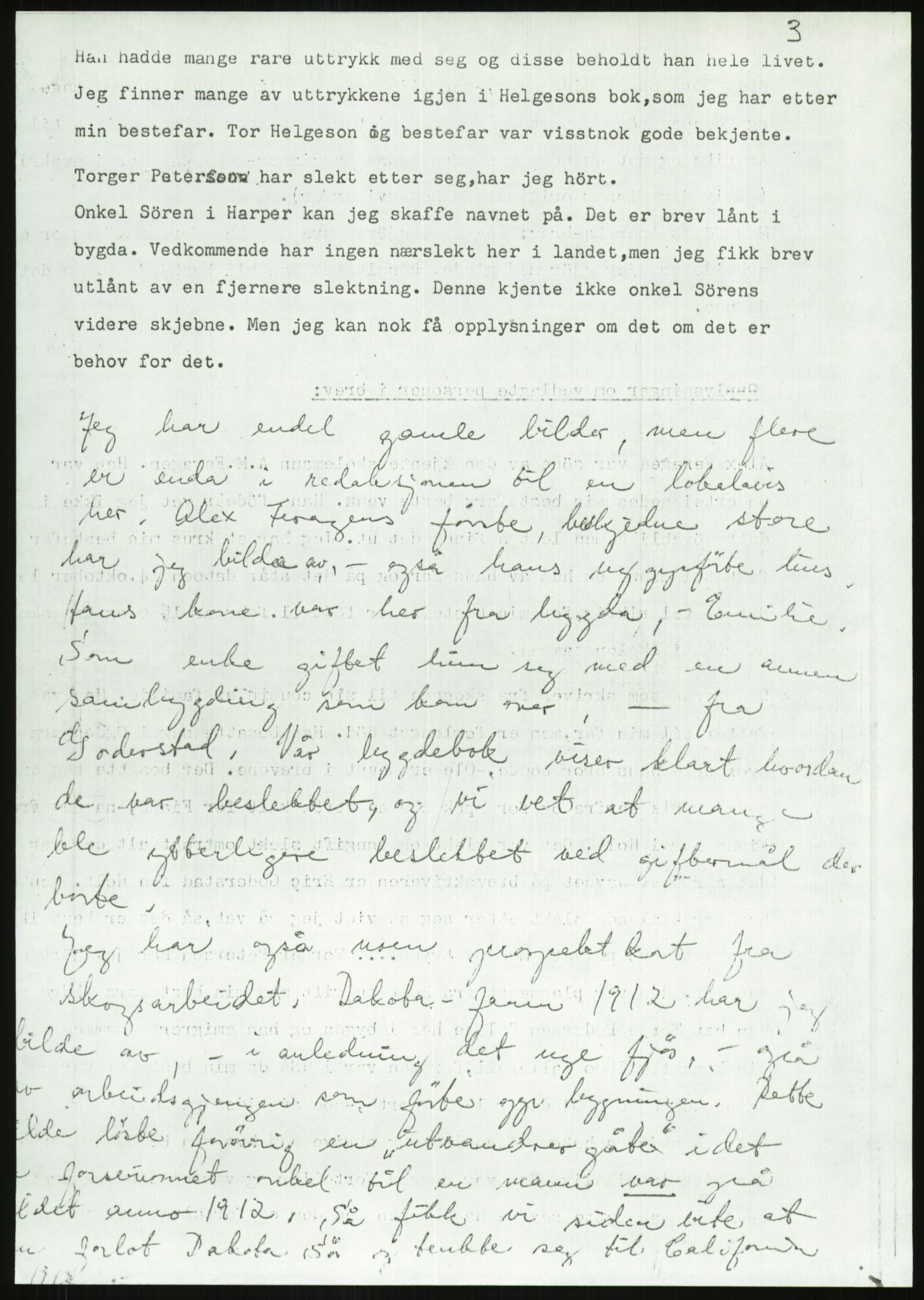 Samlinger til kildeutgivelse, Amerikabrevene, AV/RA-EA-4057/F/L0027: Innlån fra Aust-Agder: Dannevig - Valsgård, 1838-1914, p. 545