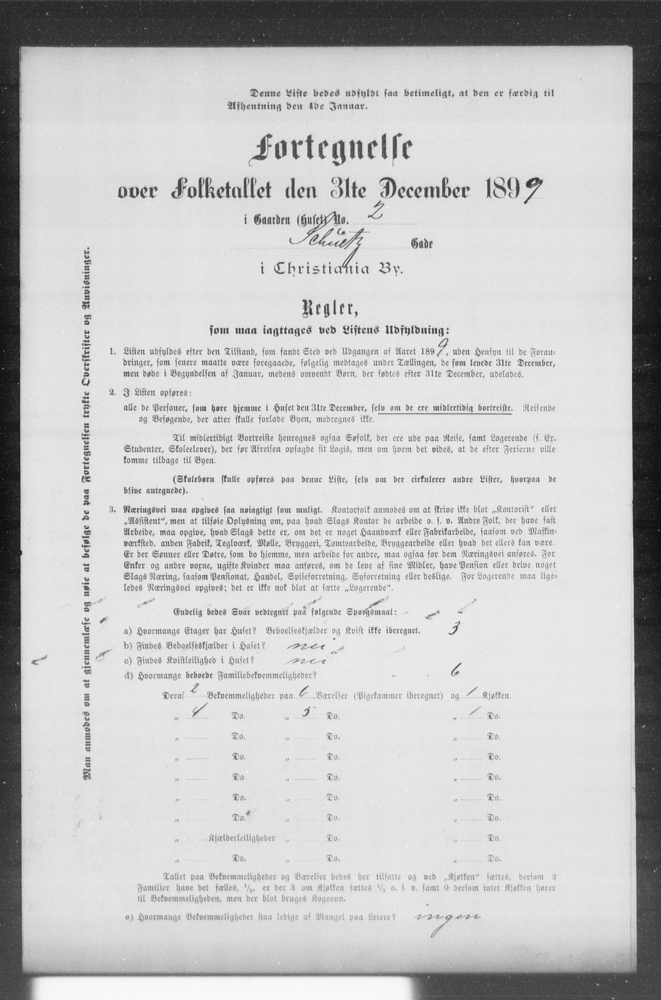 OBA, Municipal Census 1899 for Kristiania, 1899, p. 11903