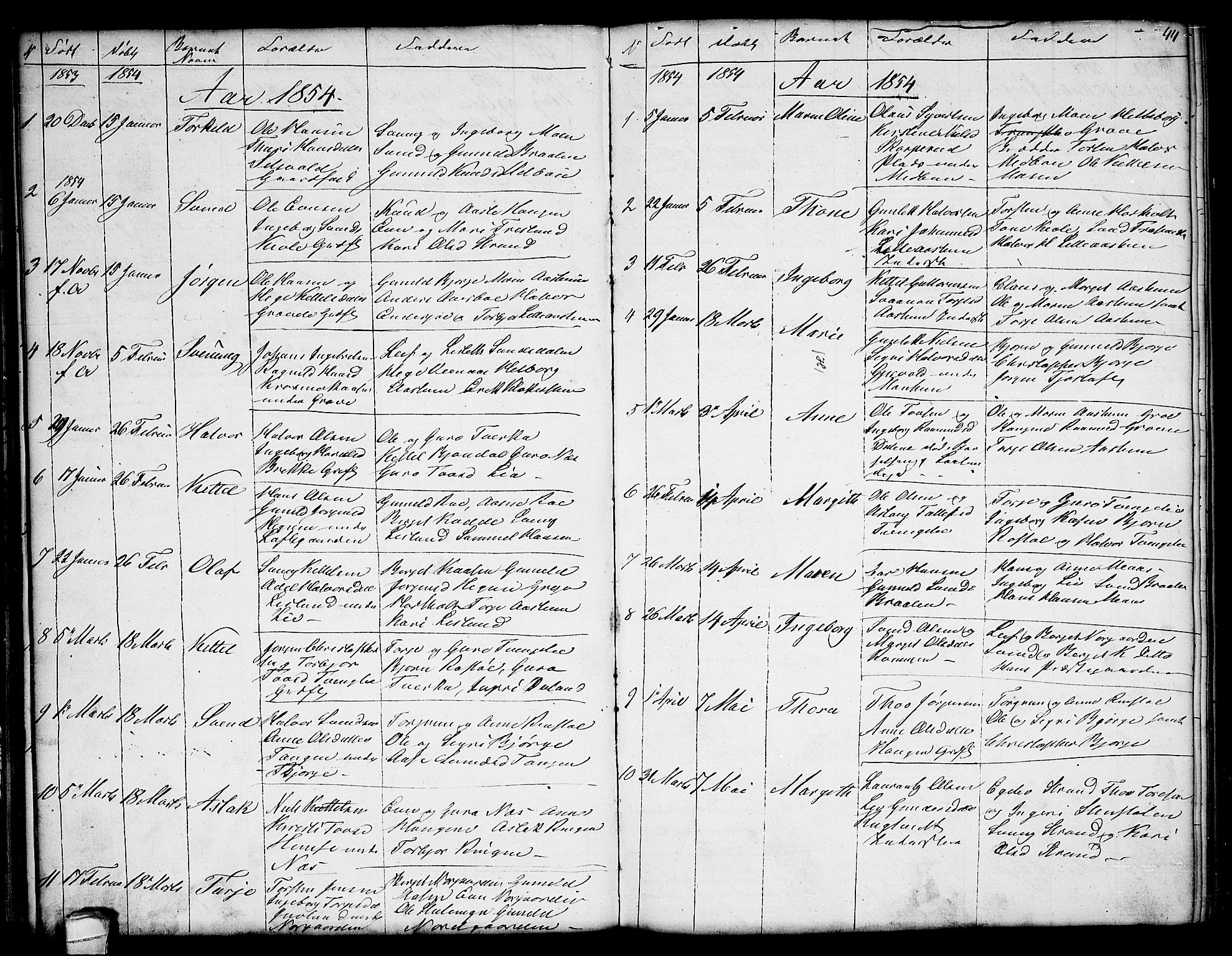 Seljord kirkebøker, SAKO/A-20/G/Ga/L0002: Parish register (copy) no. I 2, 1838-1866, p. 44