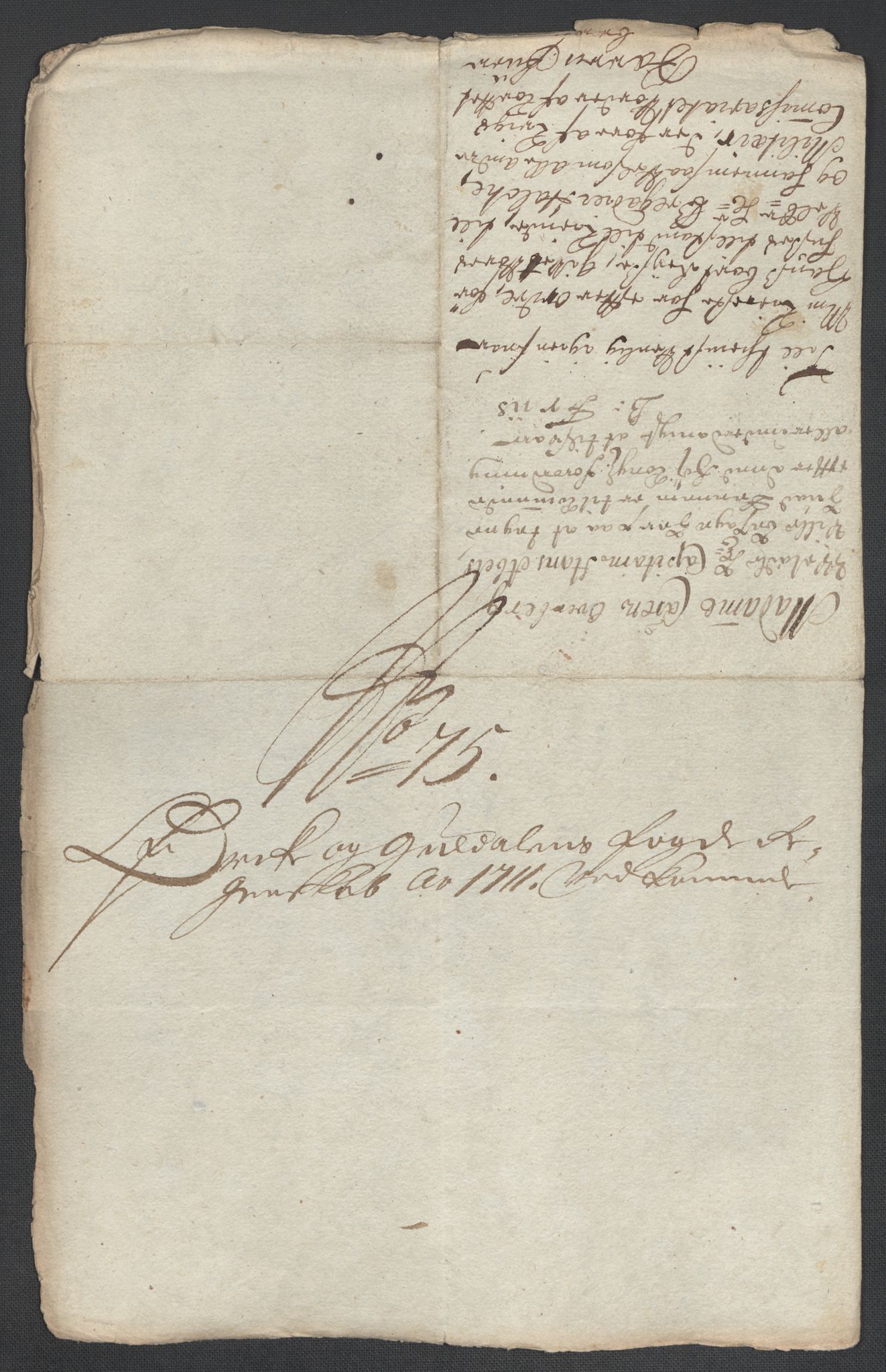 Rentekammeret inntil 1814, Reviderte regnskaper, Fogderegnskap, AV/RA-EA-4092/R60/L3962: Fogderegnskap Orkdal og Gauldal, 1711, p. 226