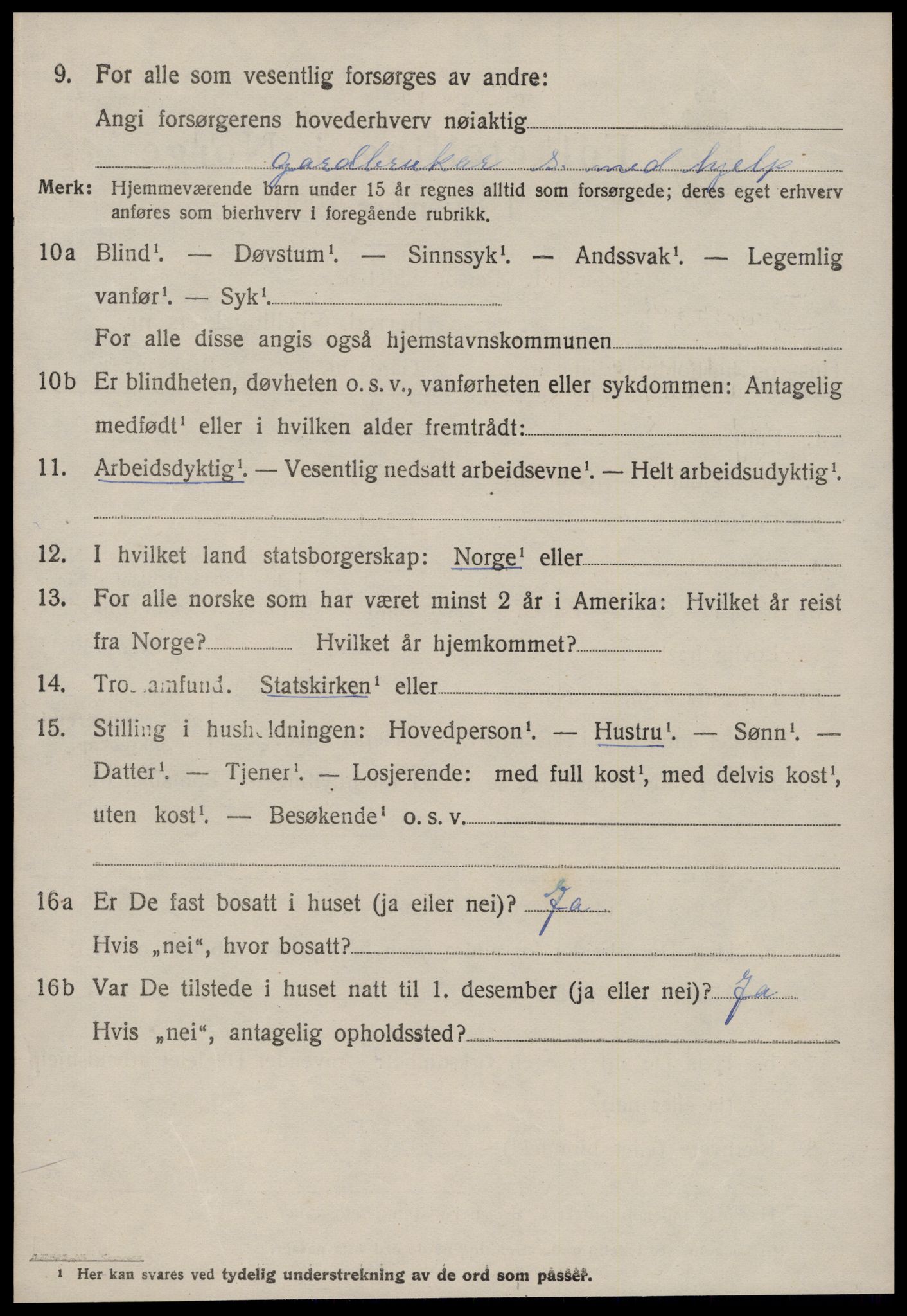 SAT, 1920 census for Sykkylven, 1920, p. 4010