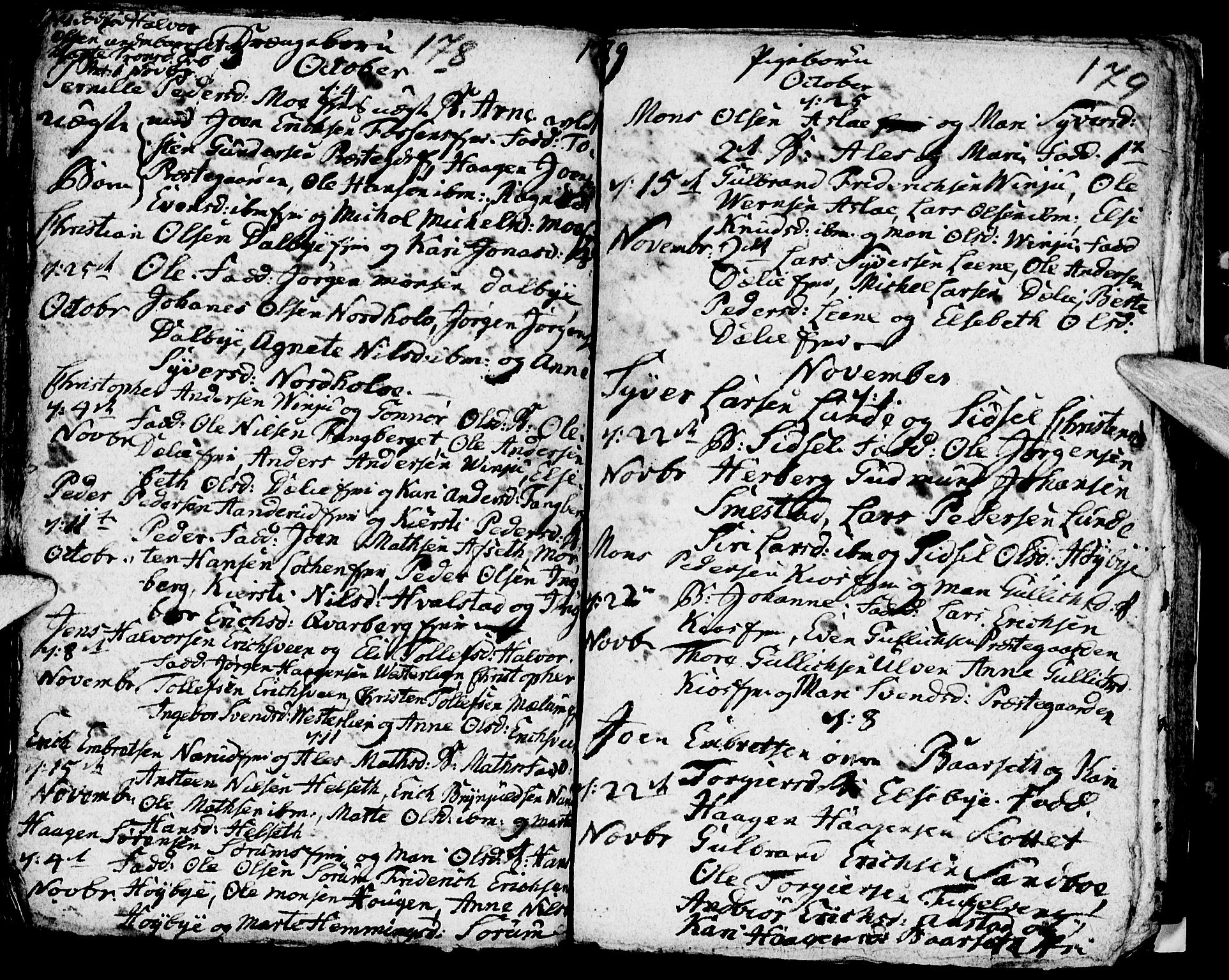 Ringsaker prestekontor, SAH/PREST-014/I/Ia/L0005/0004: Parish register draft no. 1D, 1785-1789, p. 178-179