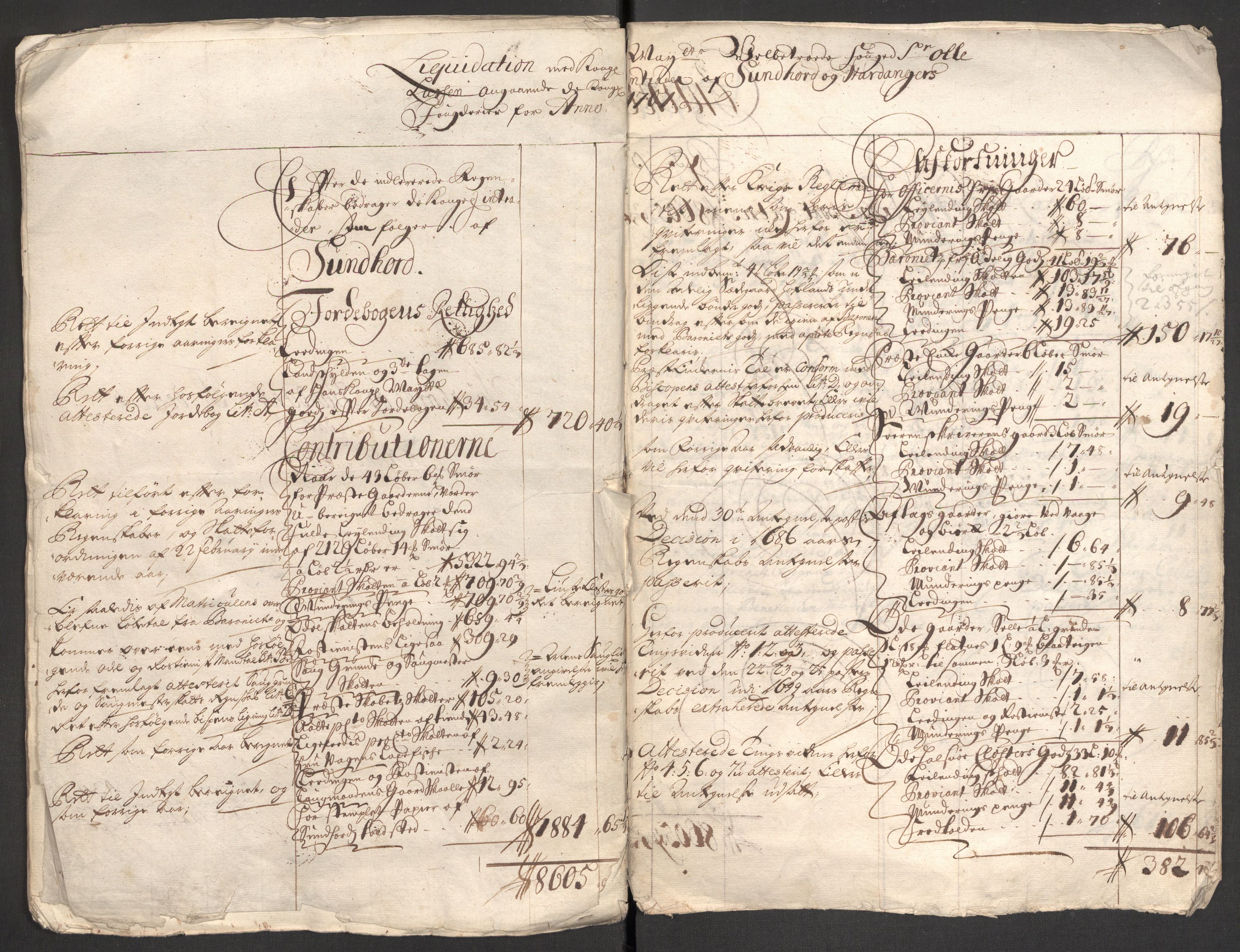 Rentekammeret inntil 1814, Reviderte regnskaper, Fogderegnskap, AV/RA-EA-4092/R48/L2984: Fogderegnskap Sunnhordland og Hardanger, 1706-1707, p. 299