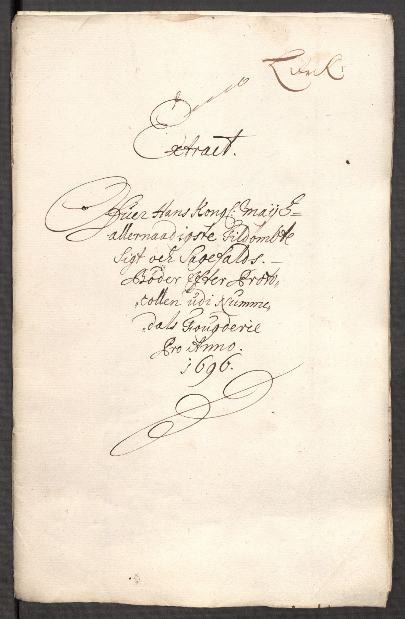 Rentekammeret inntil 1814, Reviderte regnskaper, Fogderegnskap, RA/EA-4092/R64/L4425: Fogderegnskap Namdal, 1696-1698, p. 63