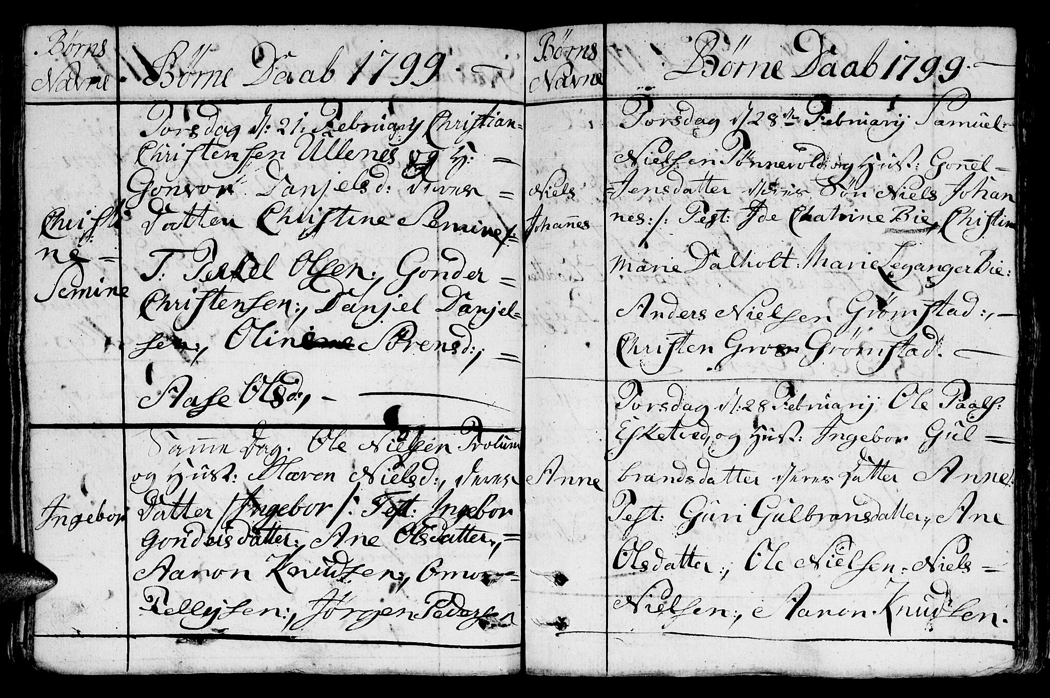 Fjære sokneprestkontor, AV/SAK-1111-0011/F/Fb/L0005: Parish register (copy) no. B 5, 1785-1803, p. 187