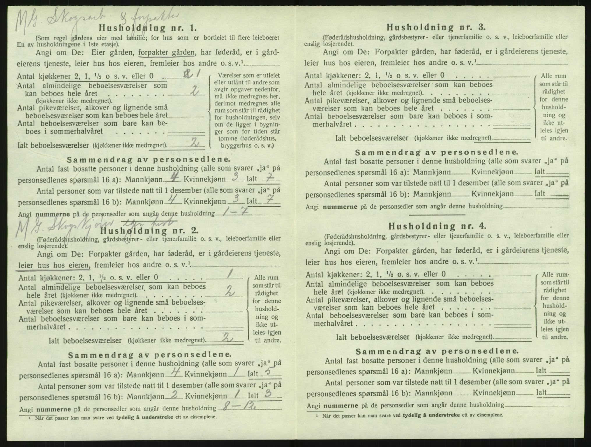 SAKO, 1920 census for Lardal, 1920, p. 518