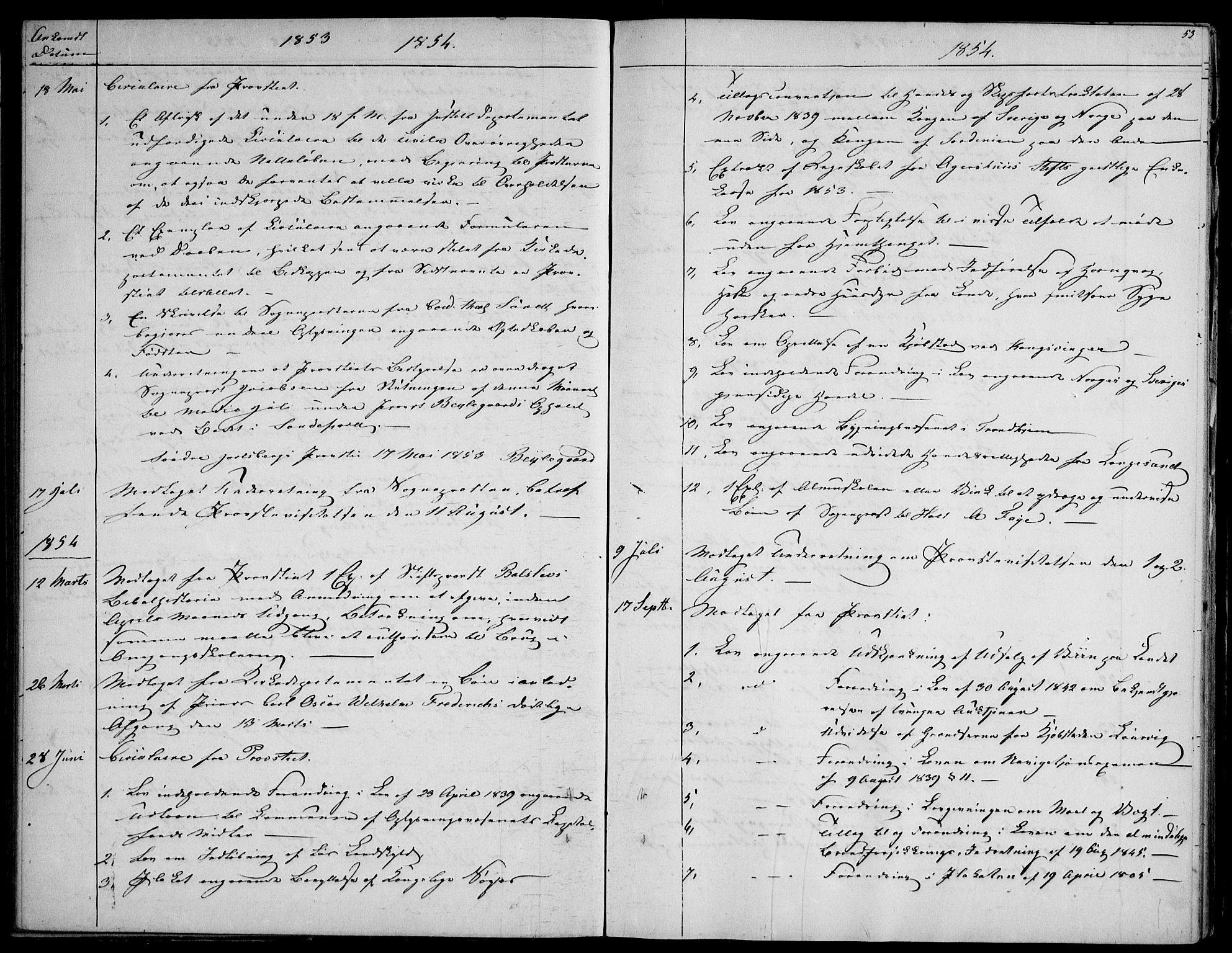 Ramnes kirkebøker, AV/SAKO-A-314/F/Fd/L0001: Curate's parish register no. IV 1, 1851-1905, p. 53