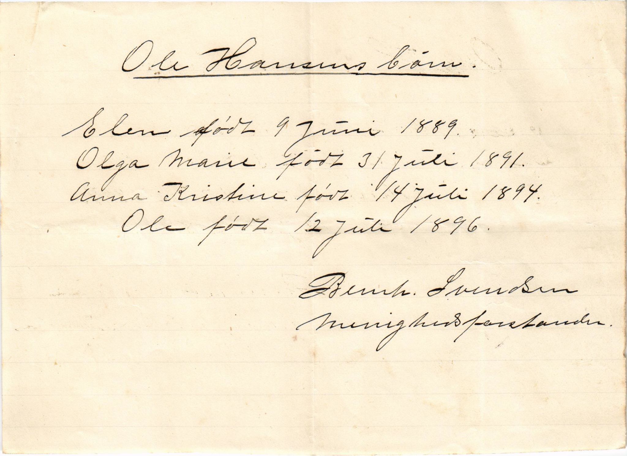 Finnaas kommune. Overformynderiet, IKAH/1218a-812/D/Da/Daa/L0002/0001: Kronologisk ordna korrespondanse / Kronologisk ordna korrespondanse, 1896-1900, p. 40