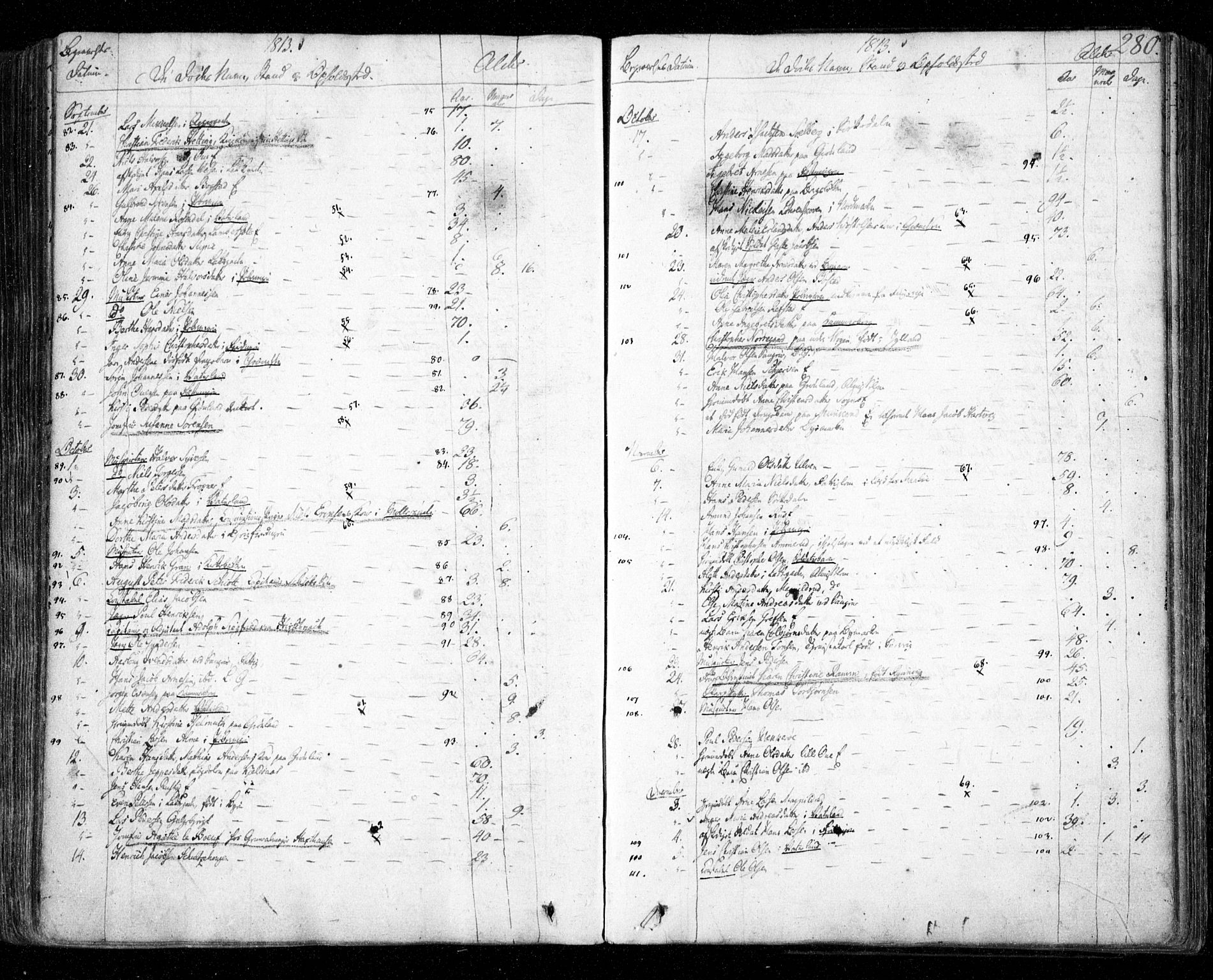 Aker prestekontor kirkebøker, AV/SAO-A-10861/F/L0011: Parish register (official) no. 11, 1810-1819, p. 280