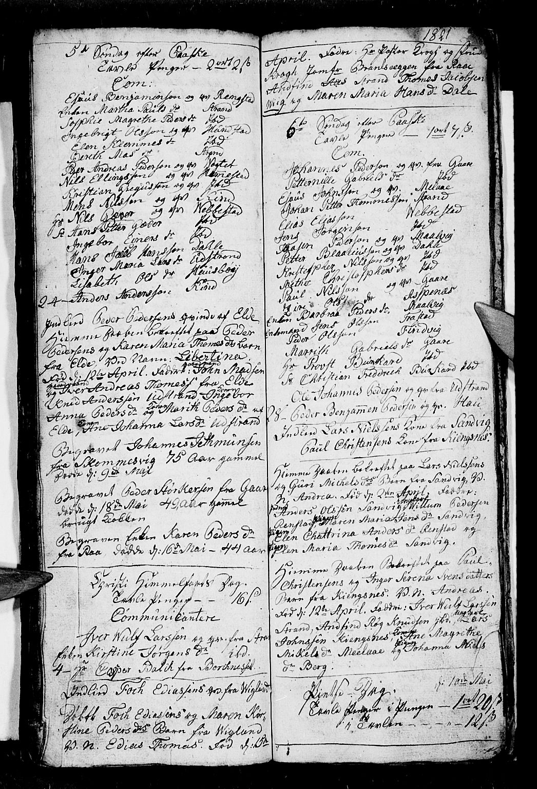 Kvæfjord sokneprestkontor, AV/SATØ-S-1323/G/Ga/Gab/L0001klokker: Parish register (copy) no. 1, 1806-1824