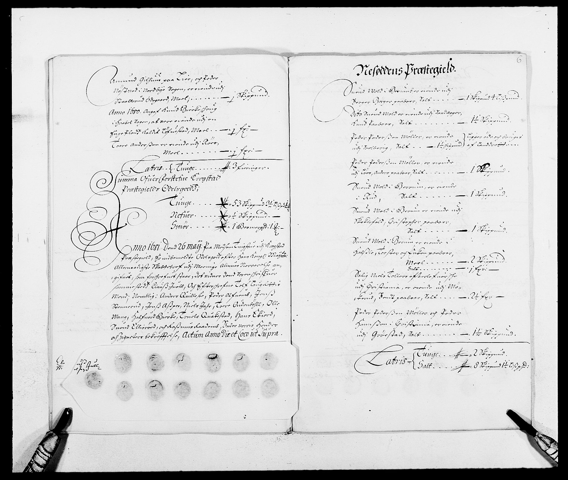 Rentekammeret inntil 1814, Reviderte regnskaper, Fogderegnskap, AV/RA-EA-4092/R09/L0429: Fogderegnskap Follo, 1680-1681, p. 346