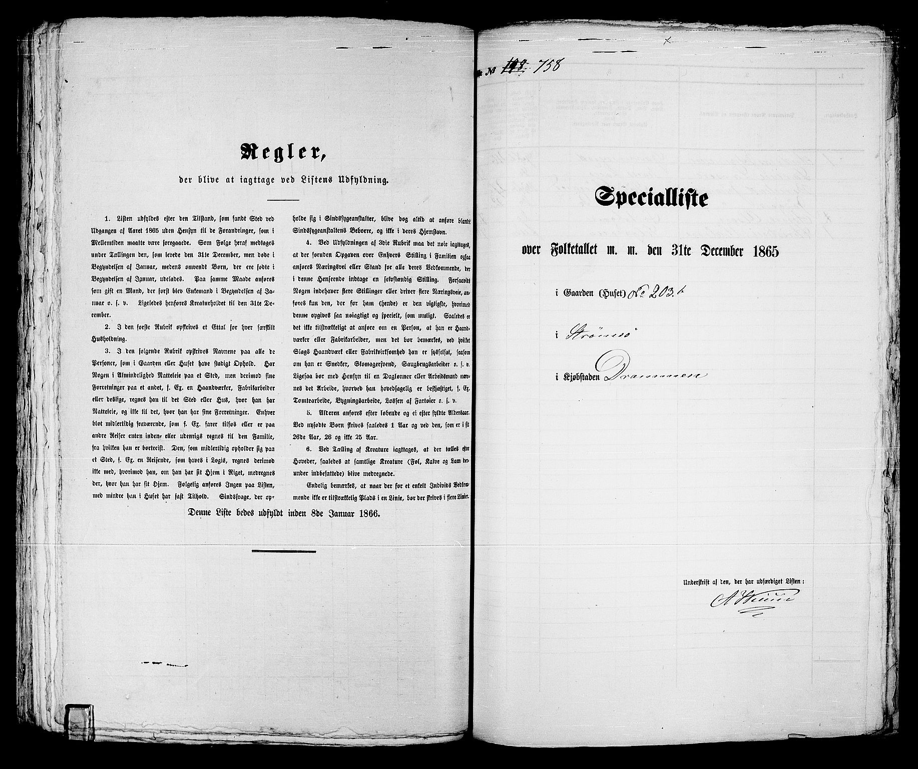 RA, 1865 census for Strømsø in Drammen, 1865, p. 329