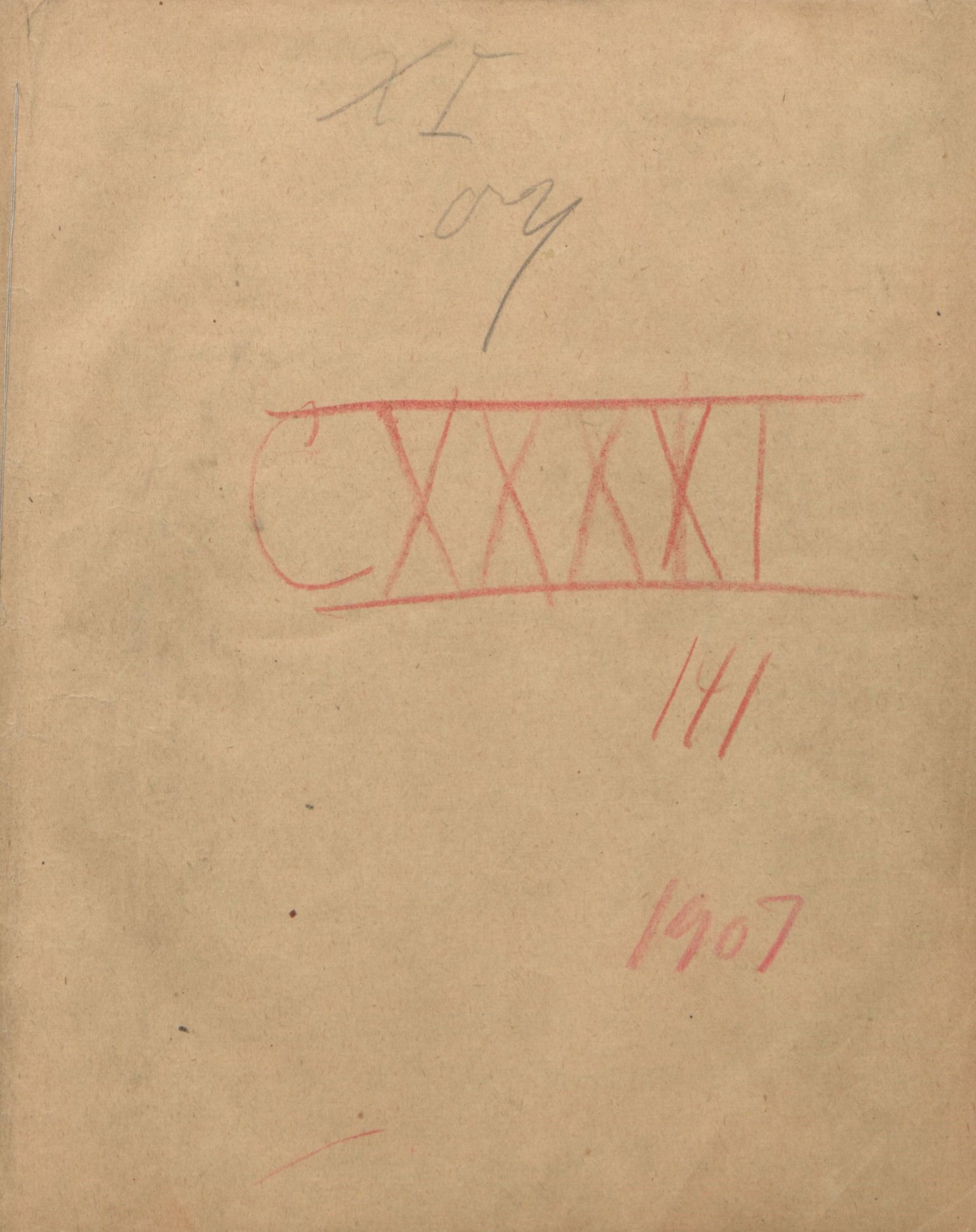 Rikard Berge, TEMU/TGM-A-1003/F/L0004/0038: 101-159 / 141 Hellekos: kiste, bjørnelaas m.m., 1907