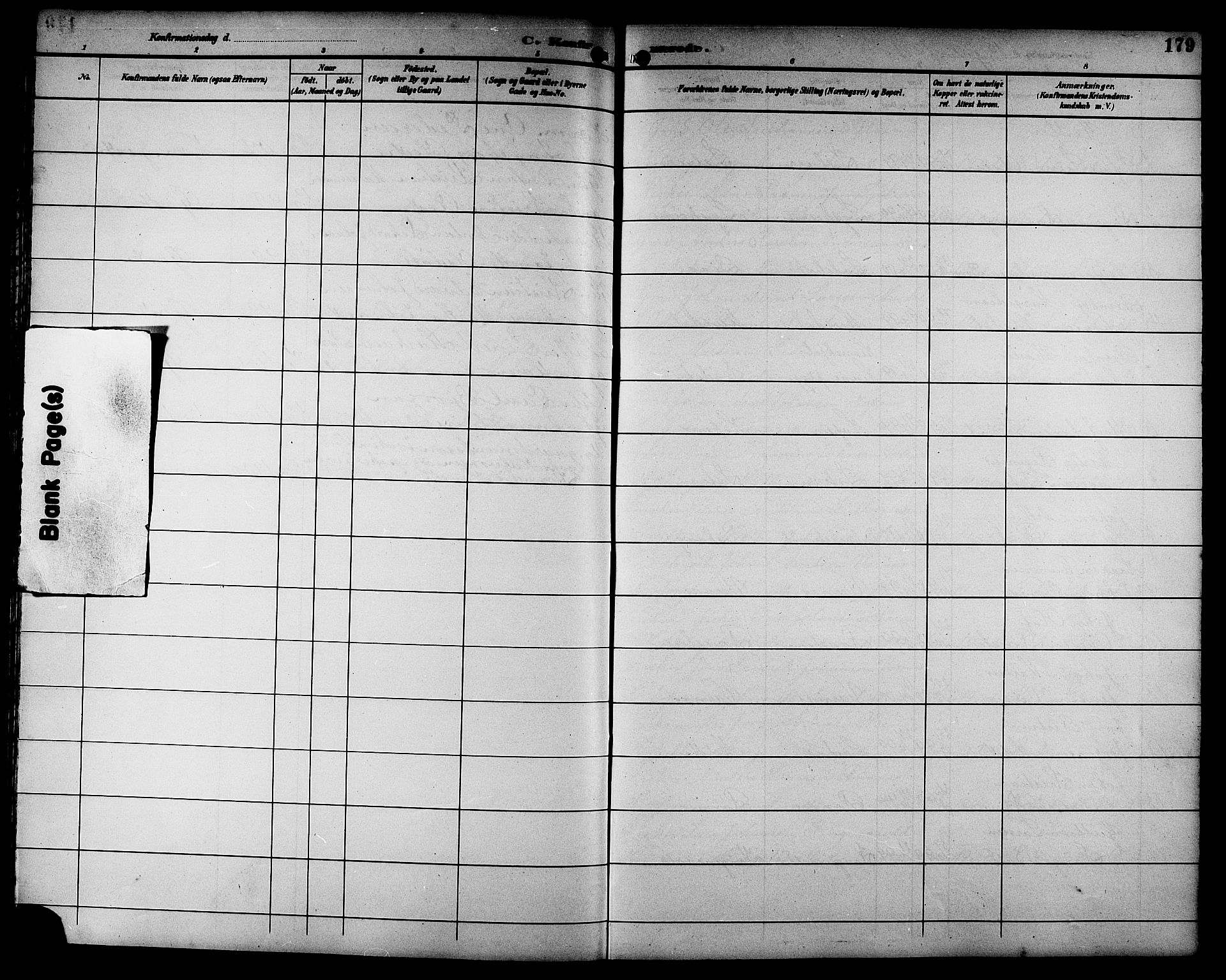 Ministerialprotokoller, klokkerbøker og fødselsregistre - Sør-Trøndelag, SAT/A-1456/662/L0757: Parish register (copy) no. 662C02, 1892-1918, p. 179