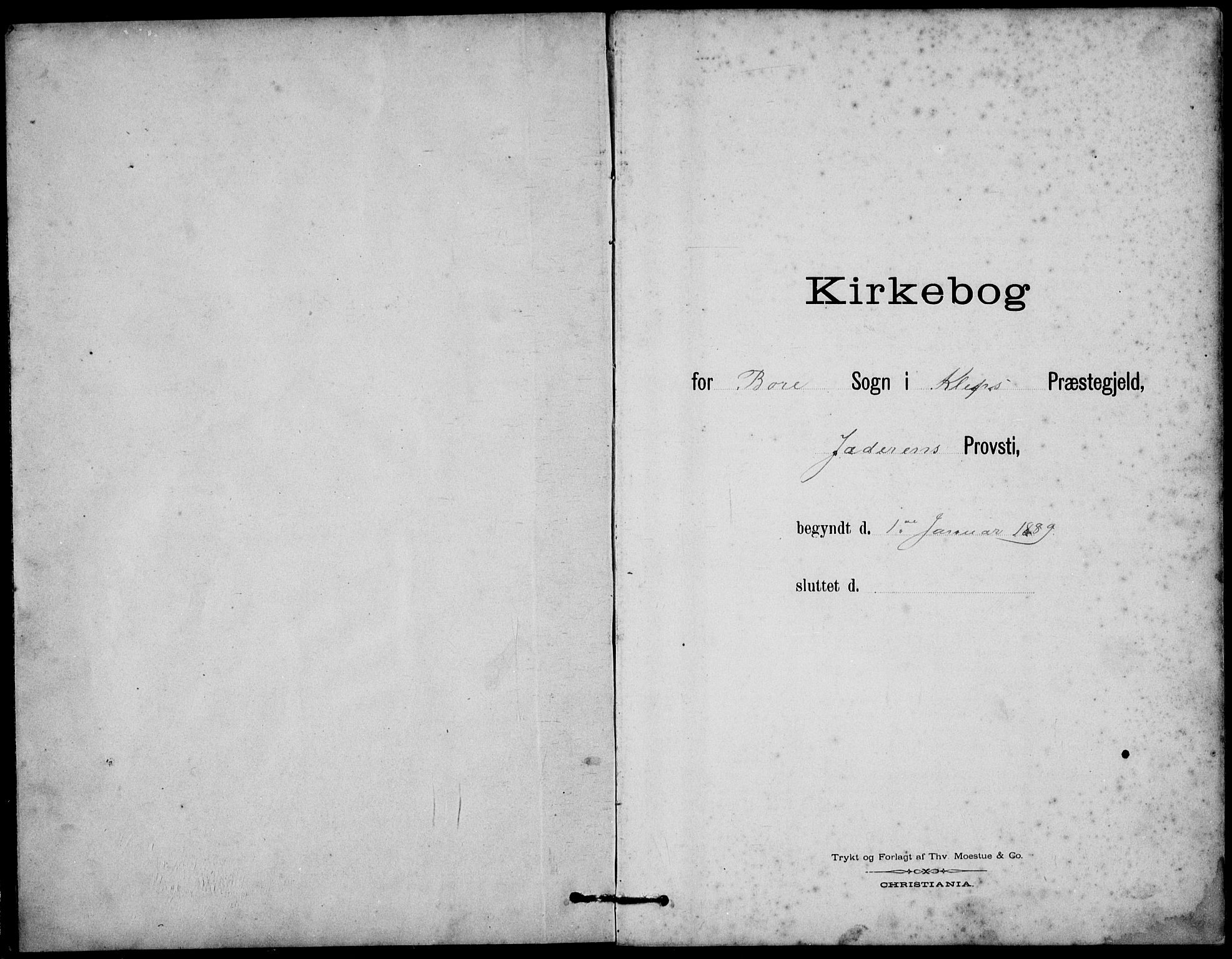 Klepp sokneprestkontor, AV/SAST-A-101803/001/3/30BB/L0006: Parish register (copy) no. B 6, 1889-1936