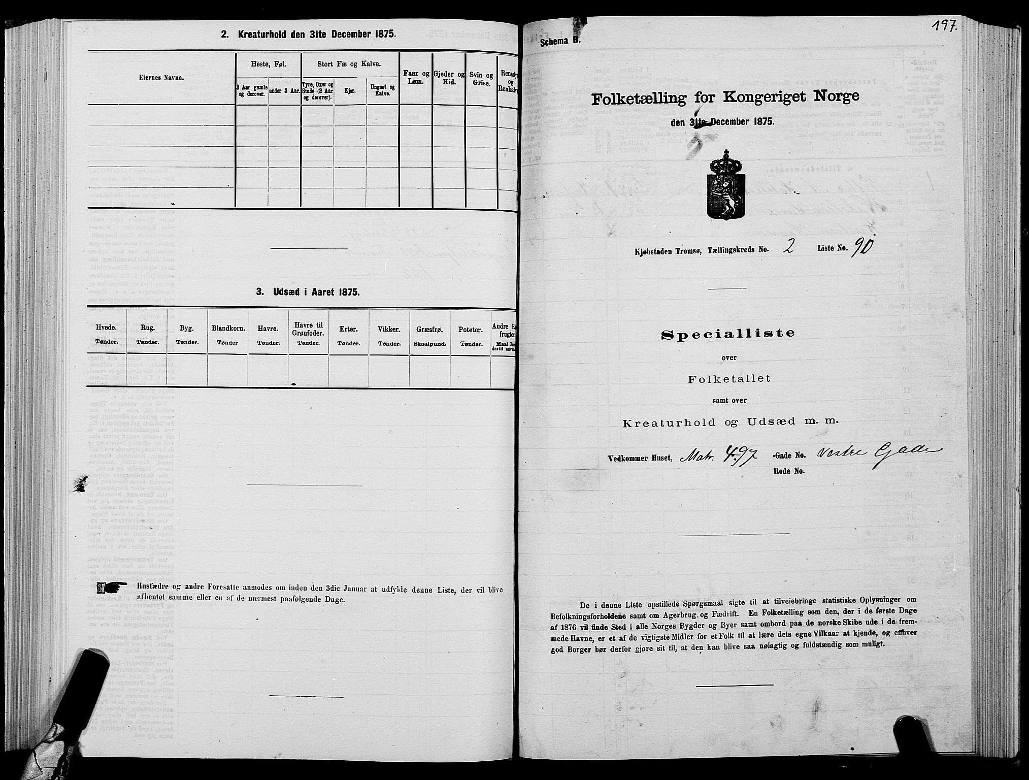 SATØ, 1875 census for 1902P Tromsø, 1875, p. 2197