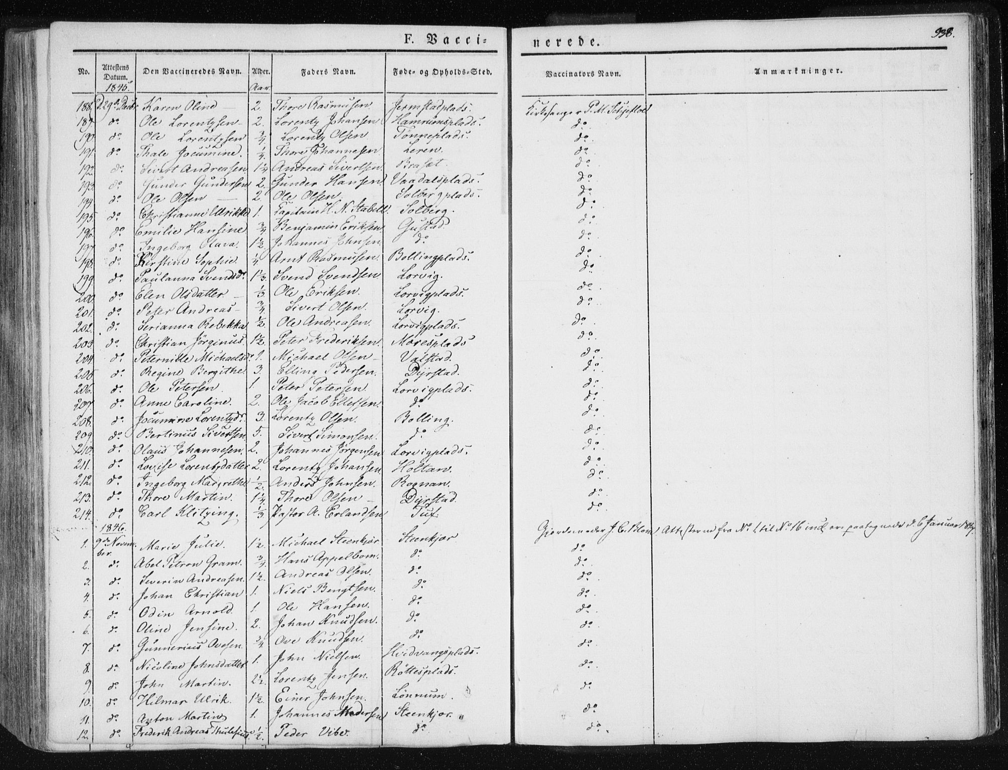 Ministerialprotokoller, klokkerbøker og fødselsregistre - Nord-Trøndelag, SAT/A-1458/735/L0339: Parish register (official) no. 735A06 /1, 1836-1848, p. 338