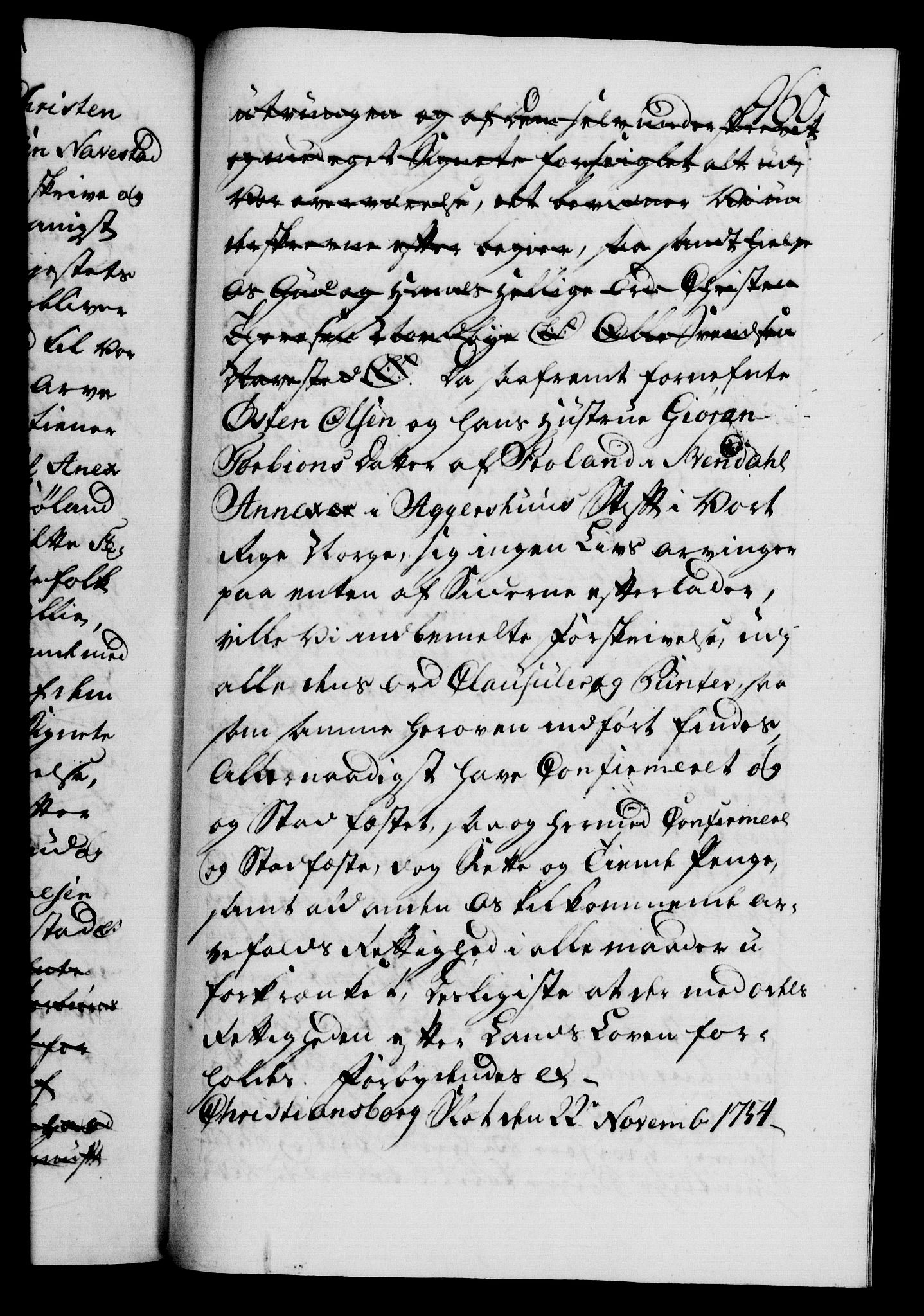 Danske Kanselli 1572-1799, AV/RA-EA-3023/F/Fc/Fca/Fcaa/L0038: Norske registre, 1753-1754, p. 960a