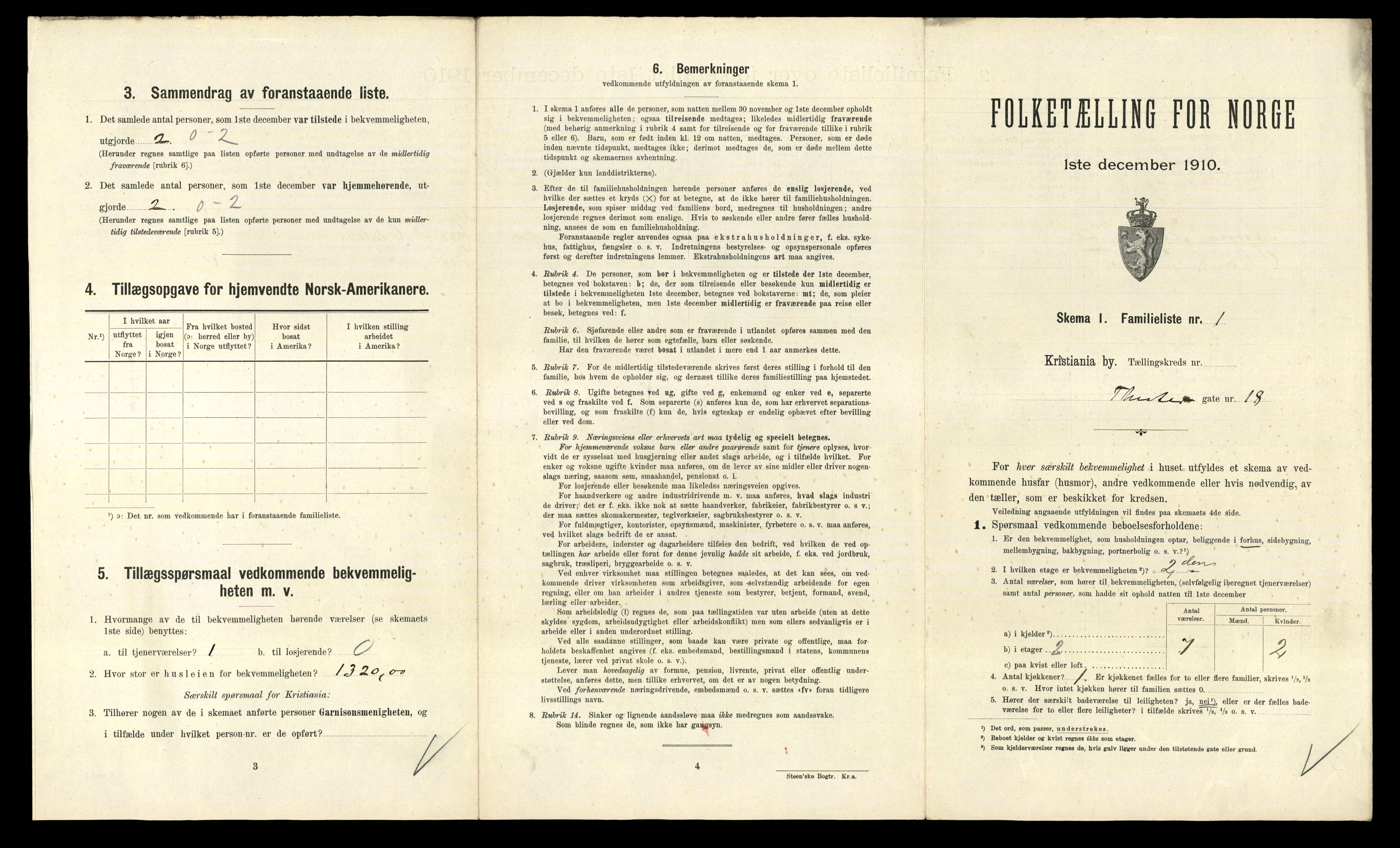 RA, 1910 census for Kristiania, 1910, p. 103183