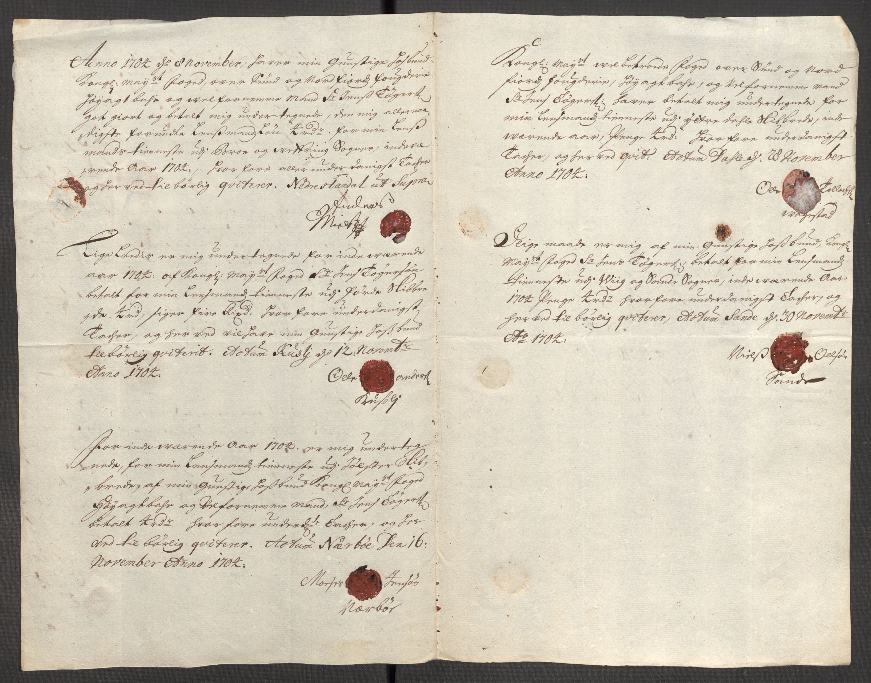 Rentekammeret inntil 1814, Reviderte regnskaper, Fogderegnskap, AV/RA-EA-4092/R53/L3428: Fogderegnskap Sunn- og Nordfjord, 1704, p. 262