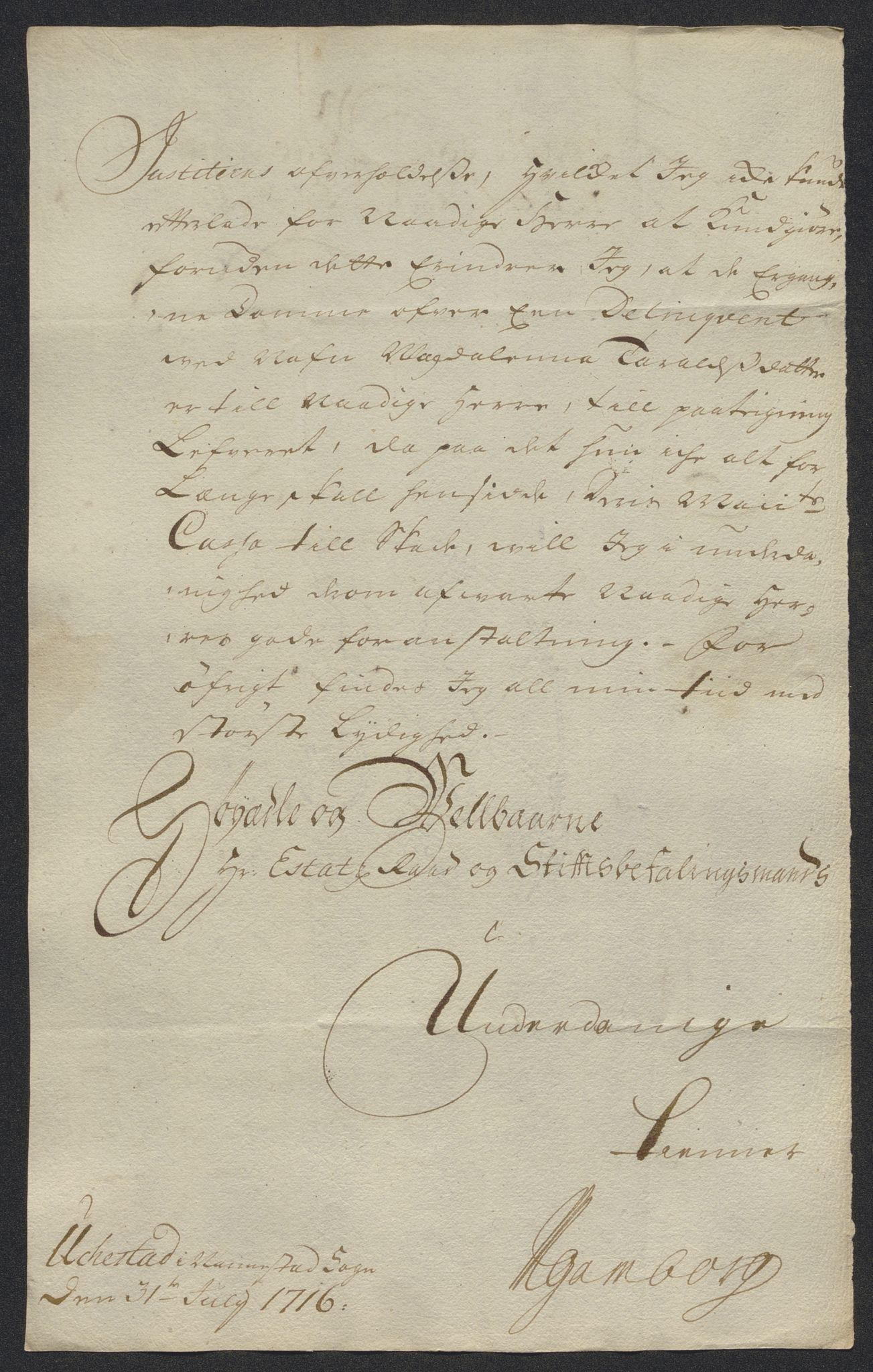 Kristiania stiftamt, AV/SAO-A-10386/E/Ed/Ede/L0005: Fogder, 1716, p. 143