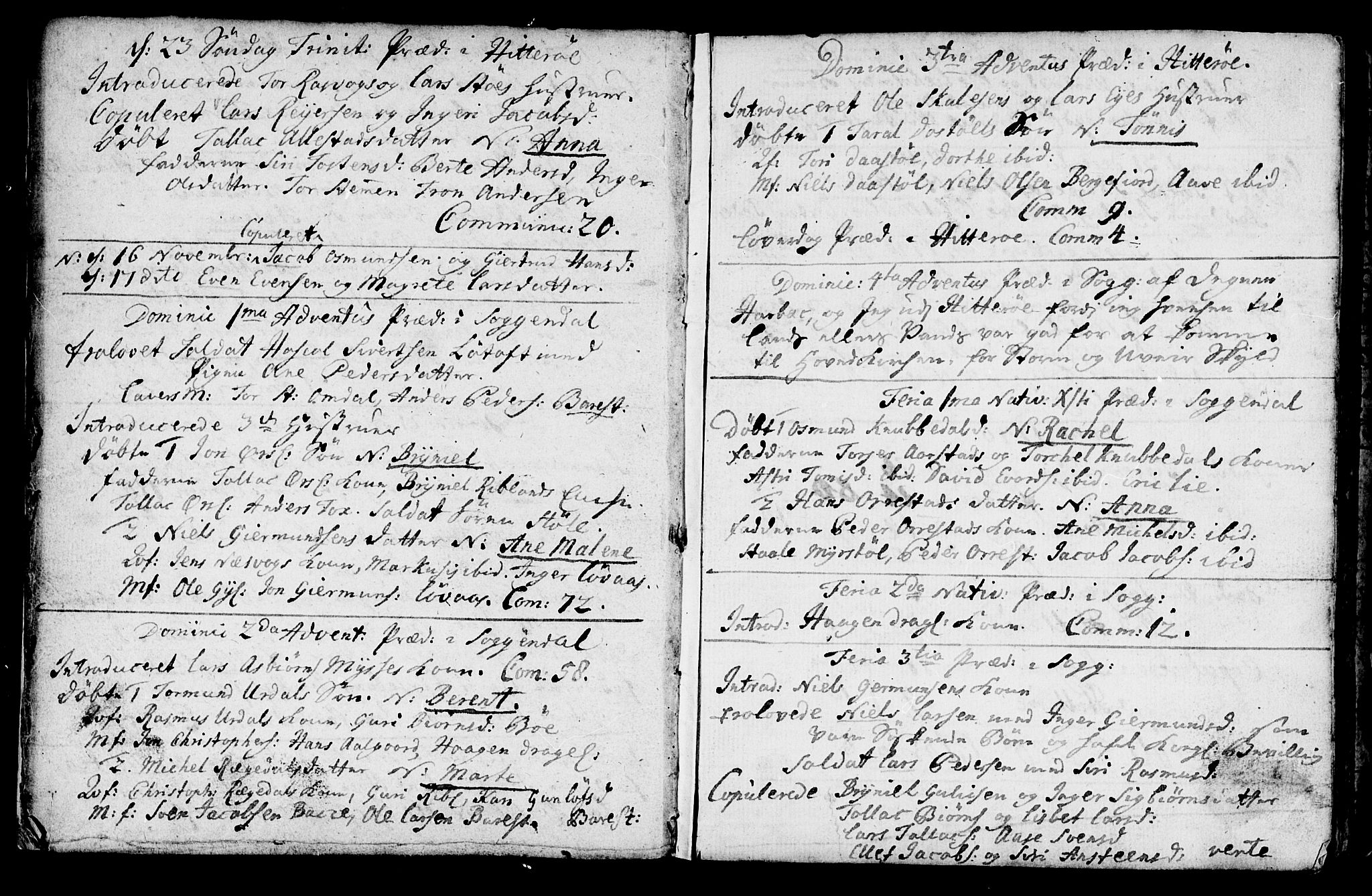 Sokndal sokneprestkontor, AV/SAST-A-101808: Parish register (official) no. A 3, 1740-1806