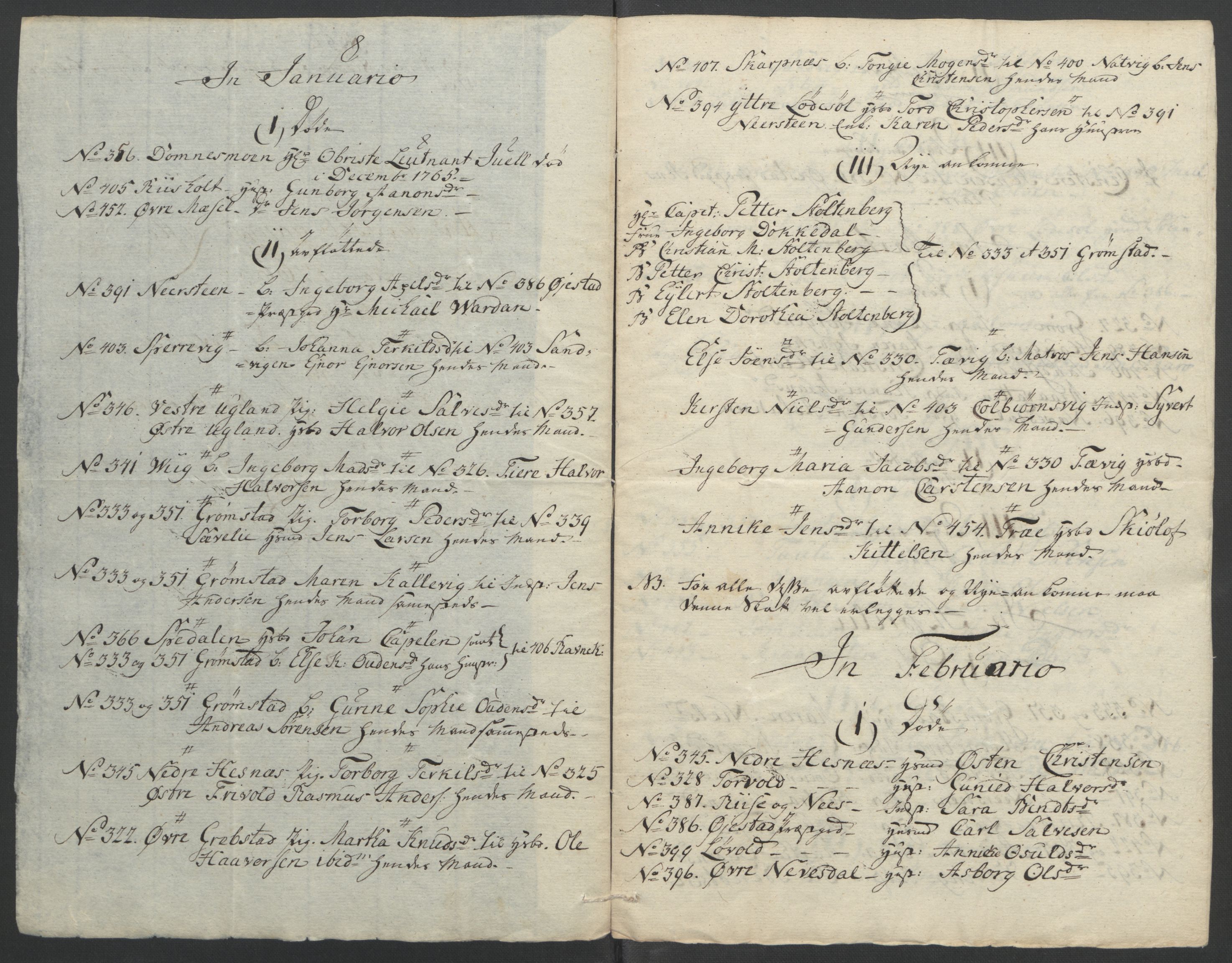 Rentekammeret inntil 1814, Reviderte regnskaper, Fogderegnskap, RA/EA-4092/R39/L2424: Ekstraskatten Nedenes, 1762-1767, p. 317