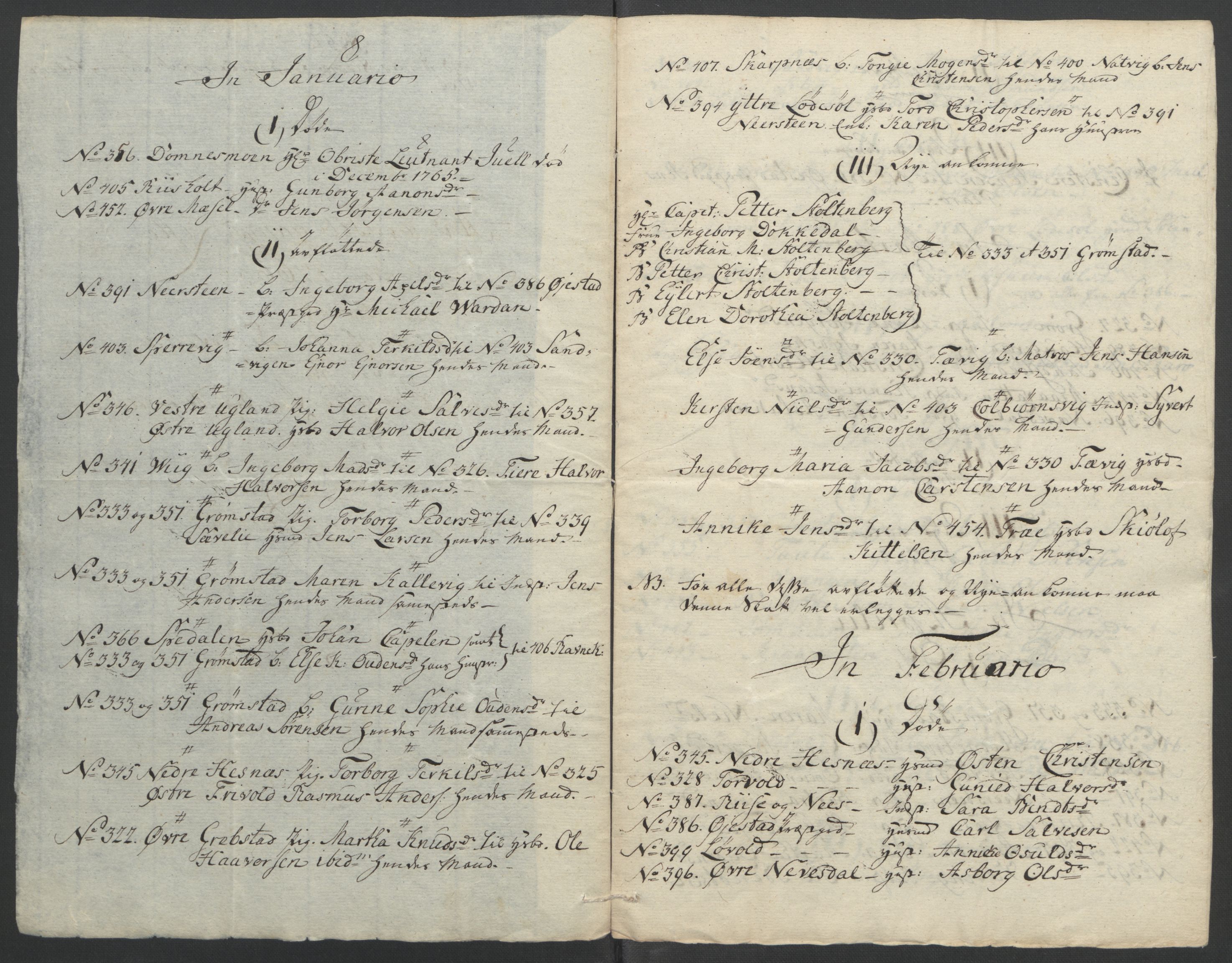 Rentekammeret inntil 1814, Reviderte regnskaper, Fogderegnskap, AV/RA-EA-4092/R39/L2424: Ekstraskatten Nedenes, 1762-1767, p. 317