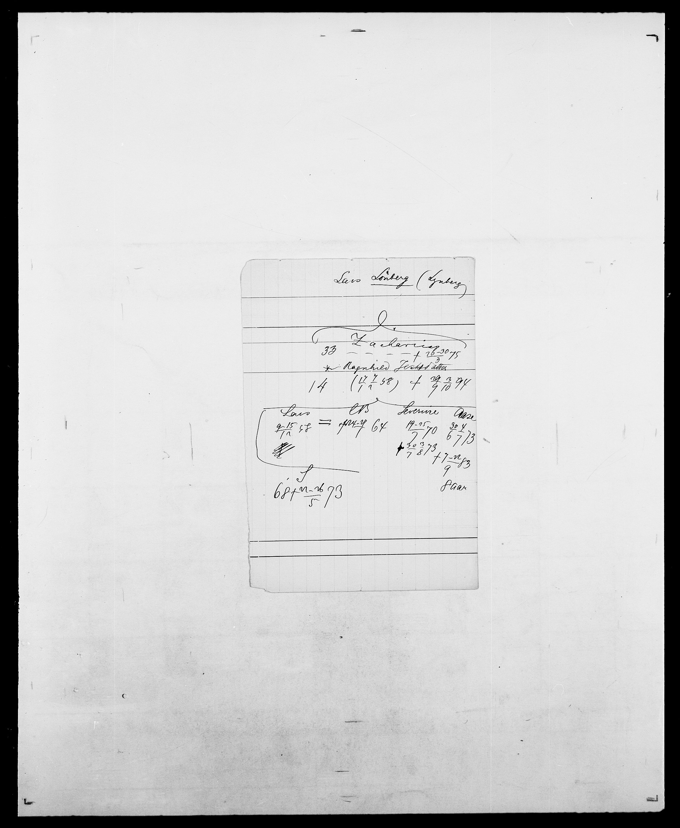 Delgobe, Charles Antoine - samling, AV/SAO-PAO-0038/D/Da/L0025: Løberg - Mazar, p. 51