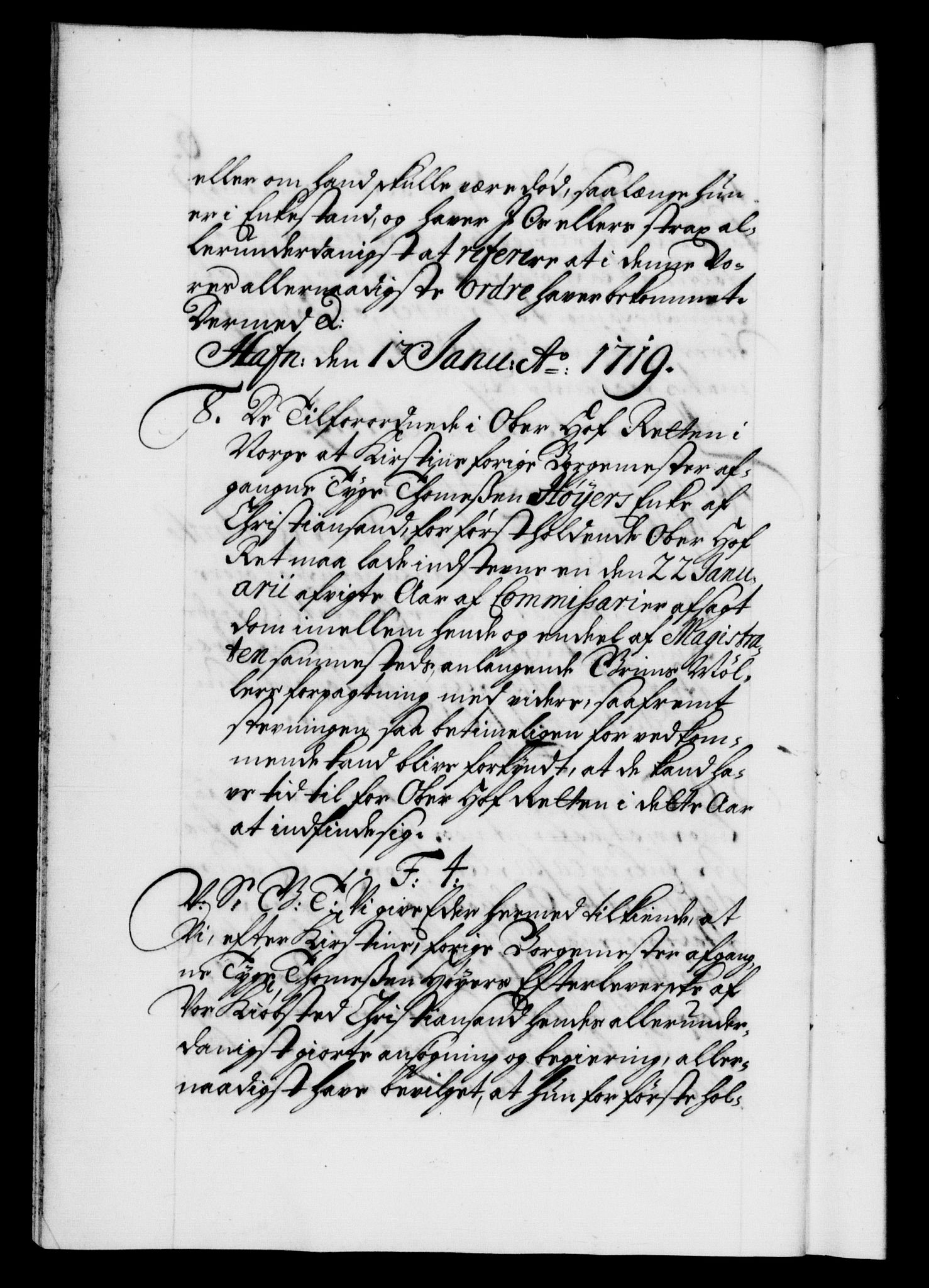 Danske Kanselli 1572-1799, AV/RA-EA-3023/F/Fc/Fca/Fcab/L0021: Norske tegnelser, 1719-1721, p. 6b