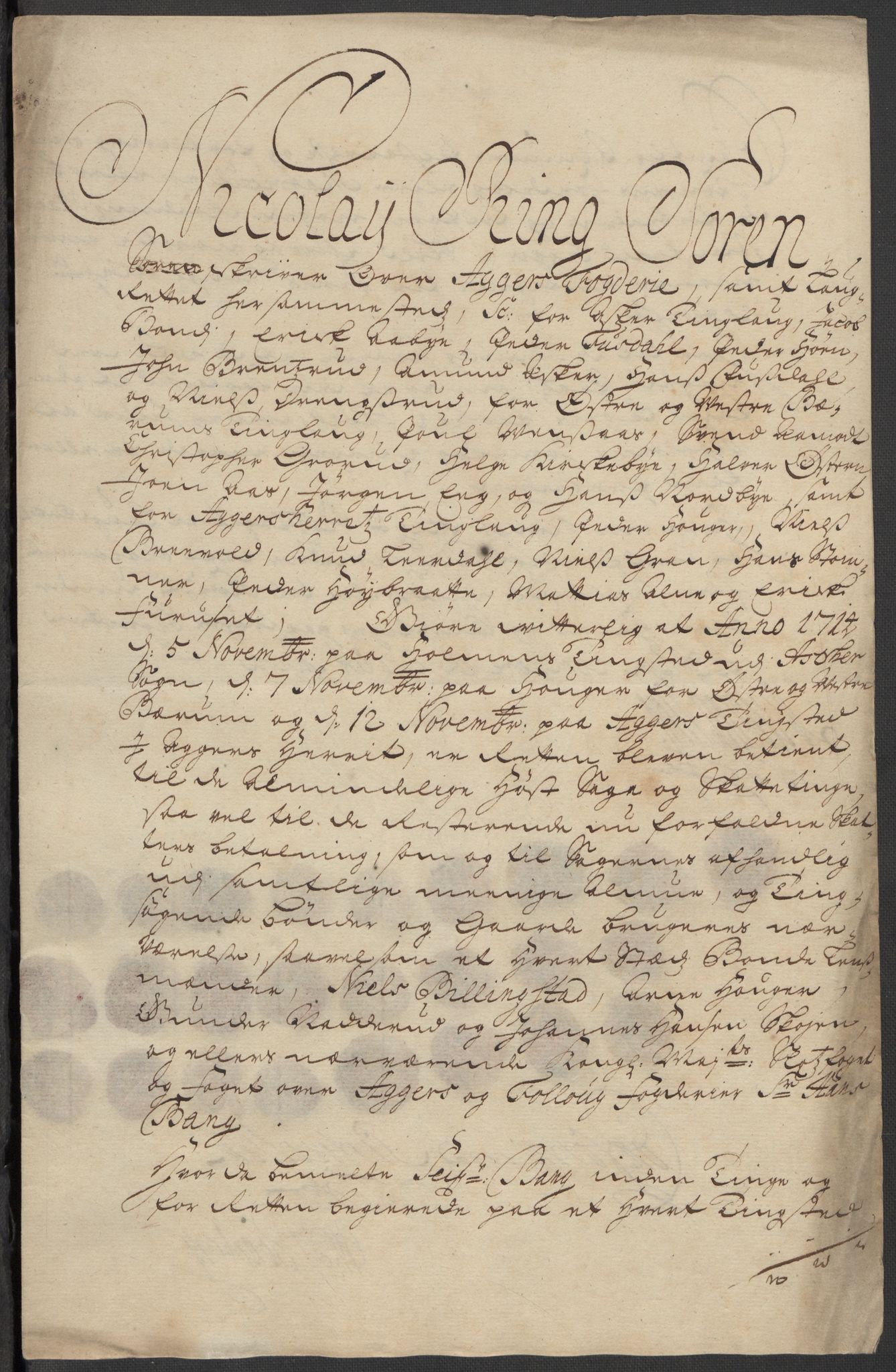 Rentekammeret inntil 1814, Reviderte regnskaper, Fogderegnskap, AV/RA-EA-4092/R10/L0451: Fogderegnskap Aker og Follo, 1713-1714, p. 309