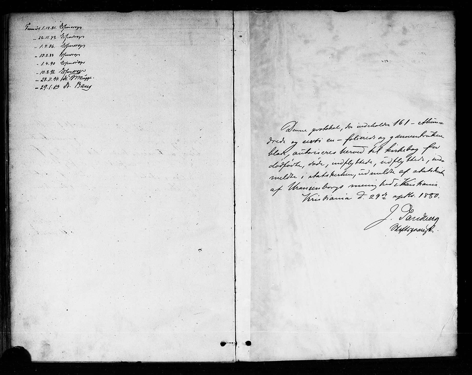 Uranienborg prestekontor Kirkebøker, AV/SAO-A-10877/F/Fa/L0004: Parish register (official) no. I 4, 1880-1901, p. 162