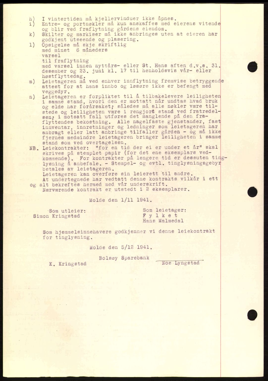 Romsdal sorenskriveri, AV/SAT-A-4149/1/2/2C: Mortgage book no. B2, 1939-1945, Diary no: : 52/1942