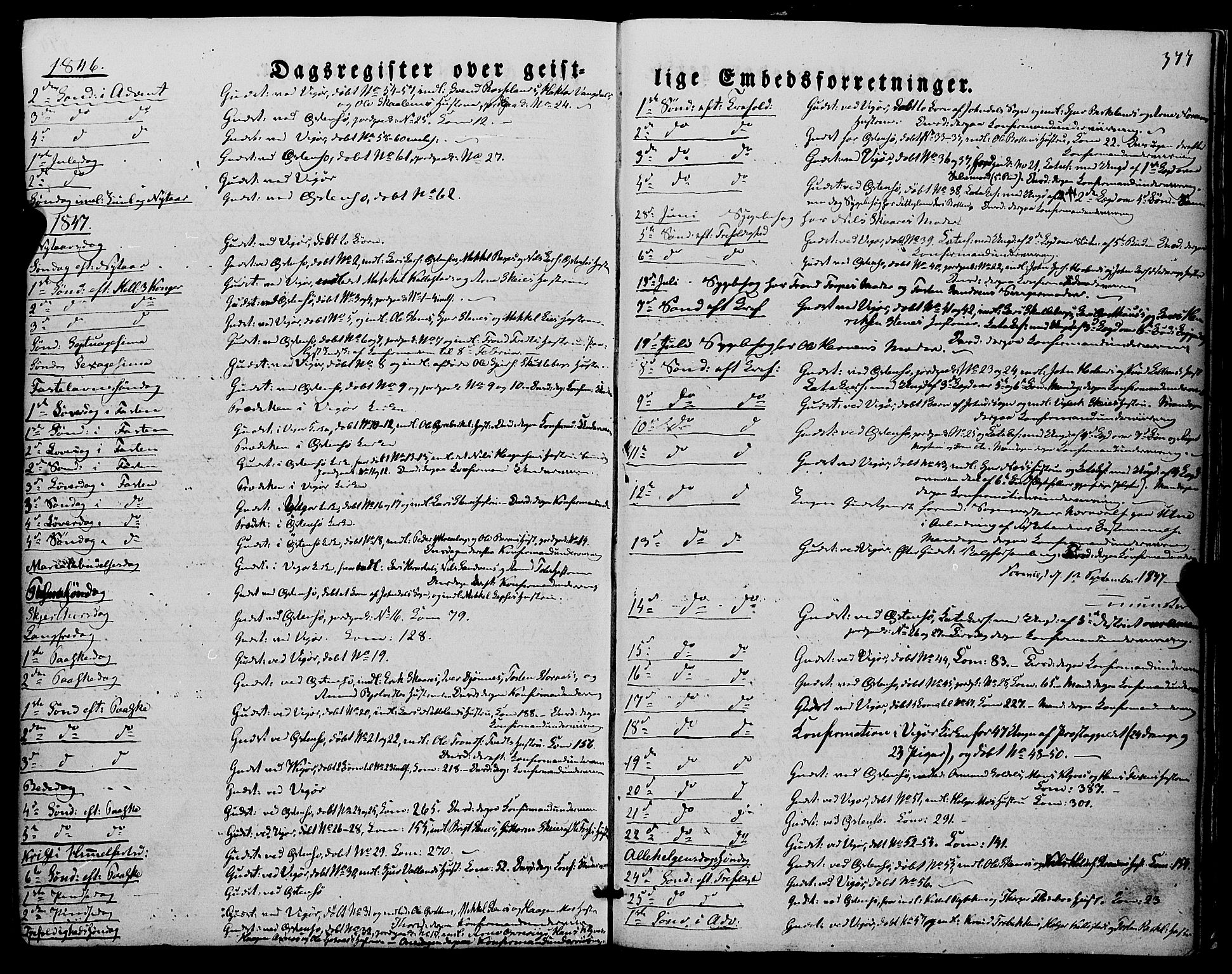 Kvam sokneprestembete, AV/SAB-A-76201/H/Haa: Parish register (official) no. A 8, 1844-1863, p. 377