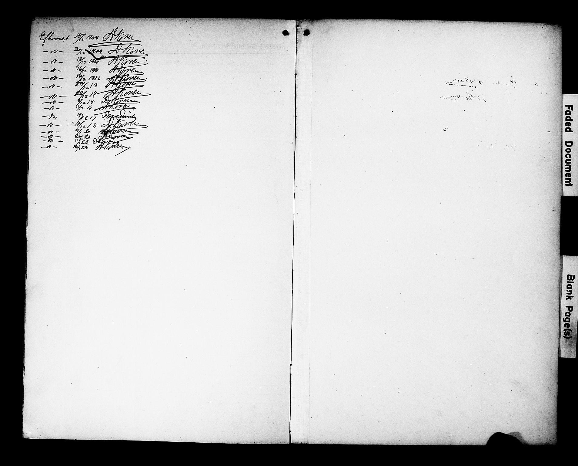 Den katolsk-apostoliske menighet, Kristiansand, AV/SAK-1292-0010/F/Fa/L0002: Dissenter register no. 2, 1896-1925