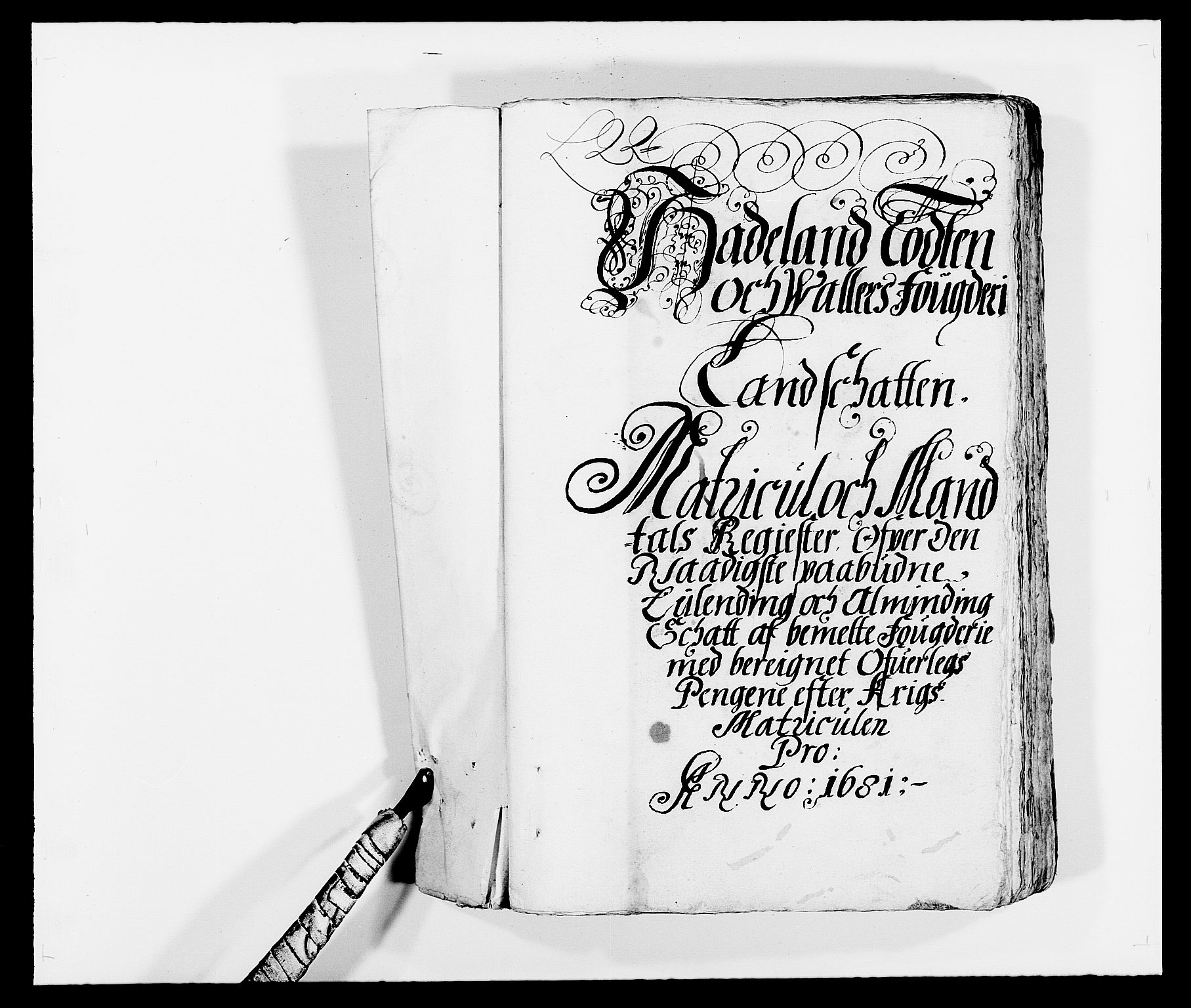Rentekammeret inntil 1814, Reviderte regnskaper, Fogderegnskap, RA/EA-4092/R18/L1278: Fogderegnskap Hadeland, Toten og Valdres, 1681, p. 159