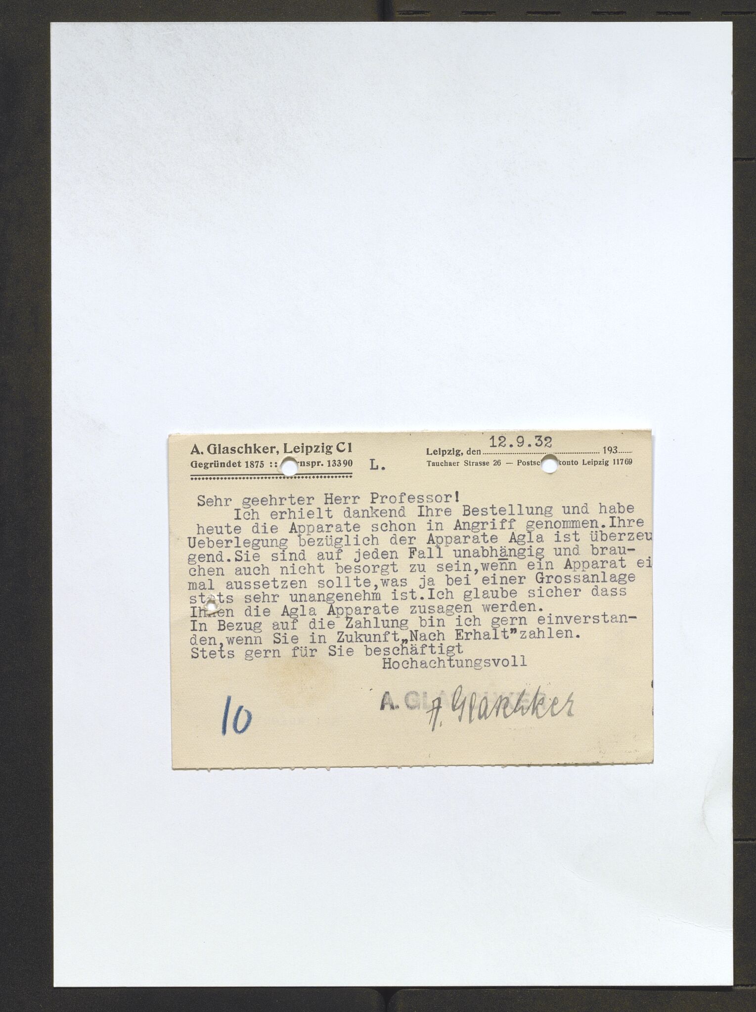 Bergens Museum, AV/SAB-A-17301/13/D/L0002: Korrespondanse , 1928-1940, p. 454