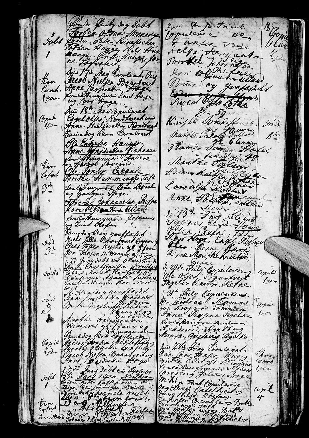 Os sokneprestembete, SAB/A-99929: Parish register (official) no. A 5, 1669-1760, p. 125