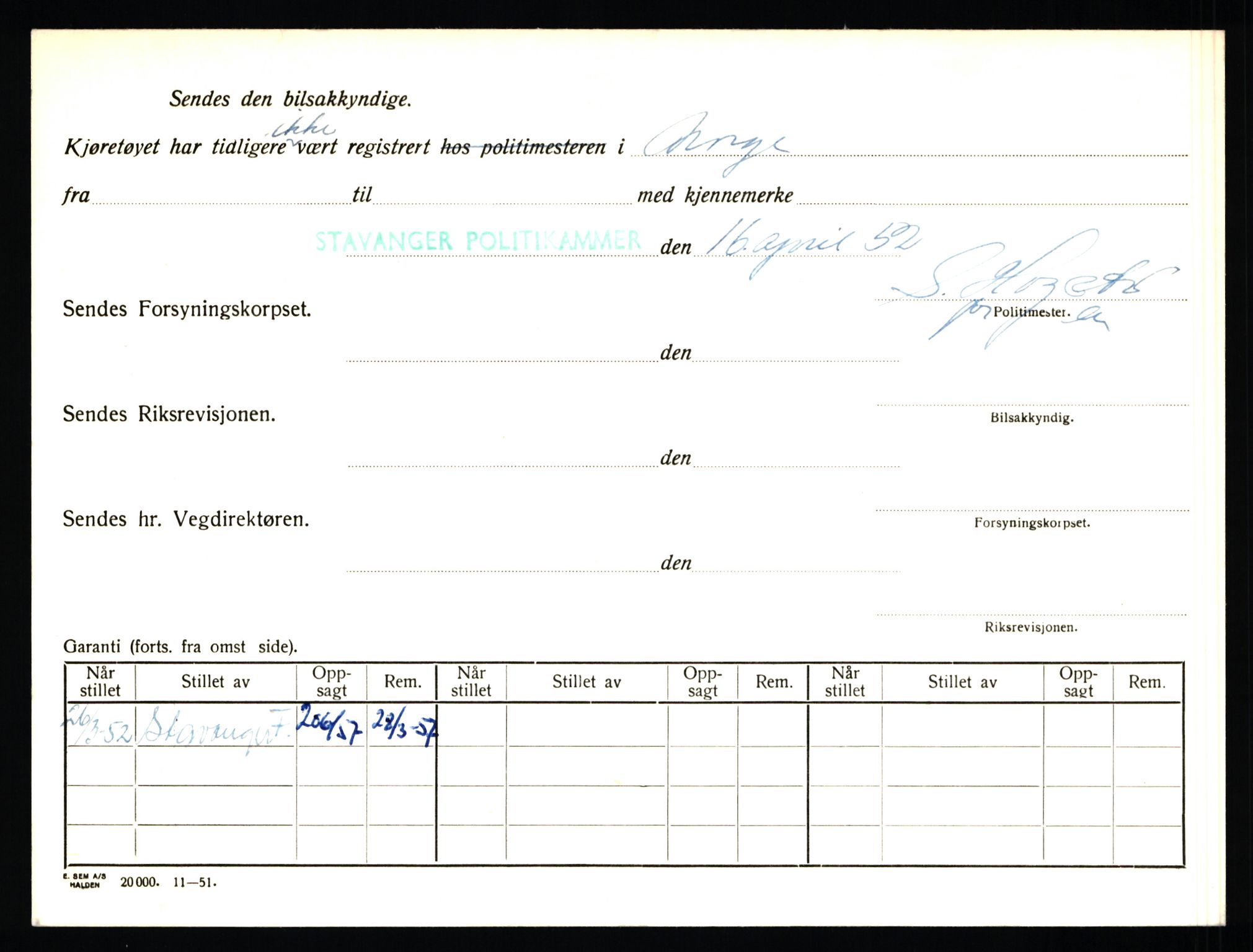 Stavanger trafikkstasjon, AV/SAST-A-101942/0/F/L0004: L-1000 - L-1349, 1930-1971, p. 620